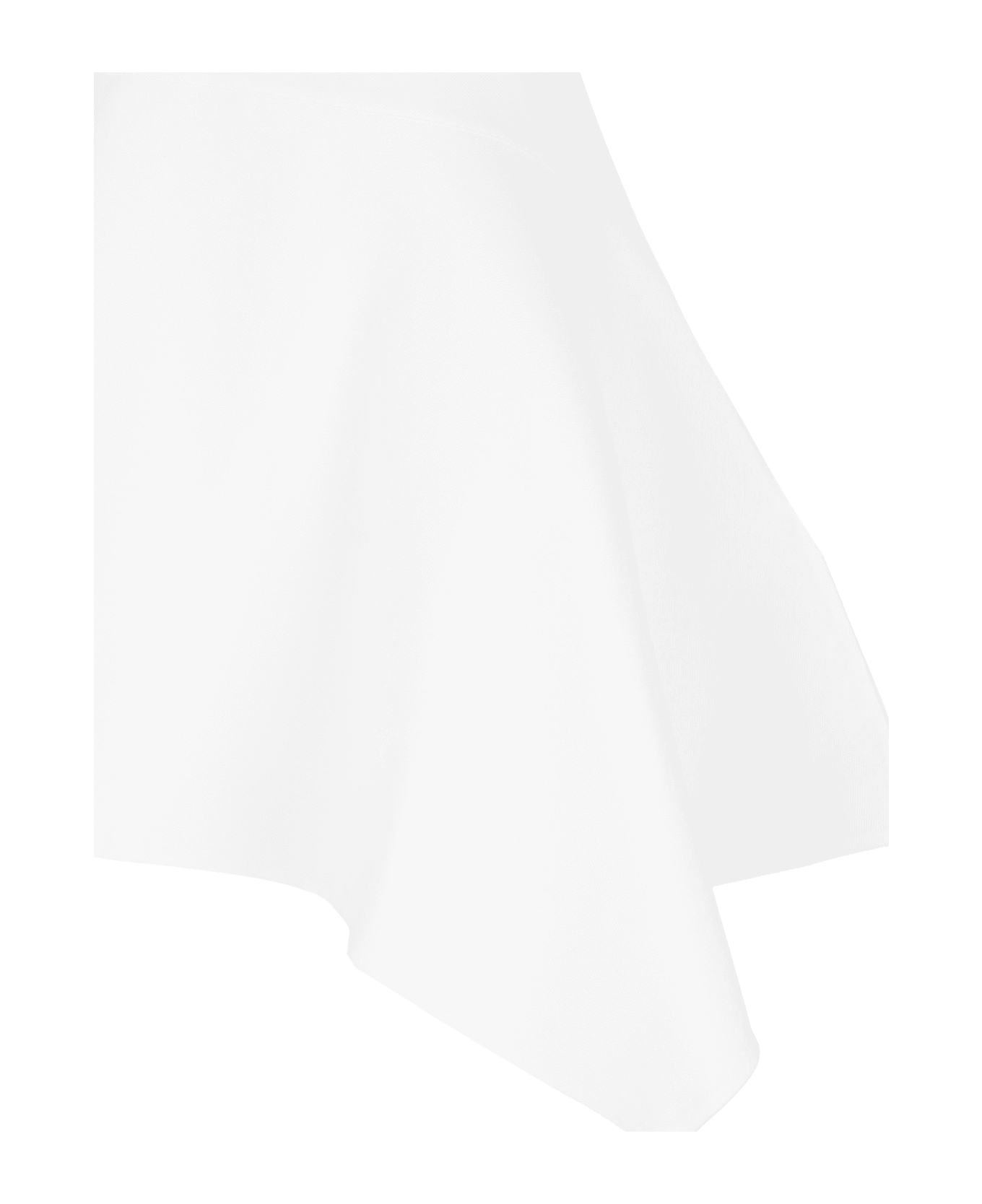J.W. Anderson Asymmetrical Polo Dress - White