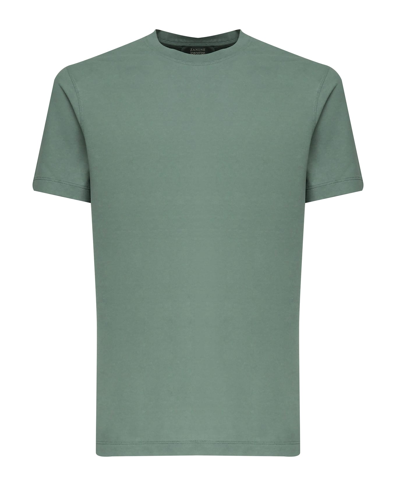 Zanone Cotton T-shirt - Green