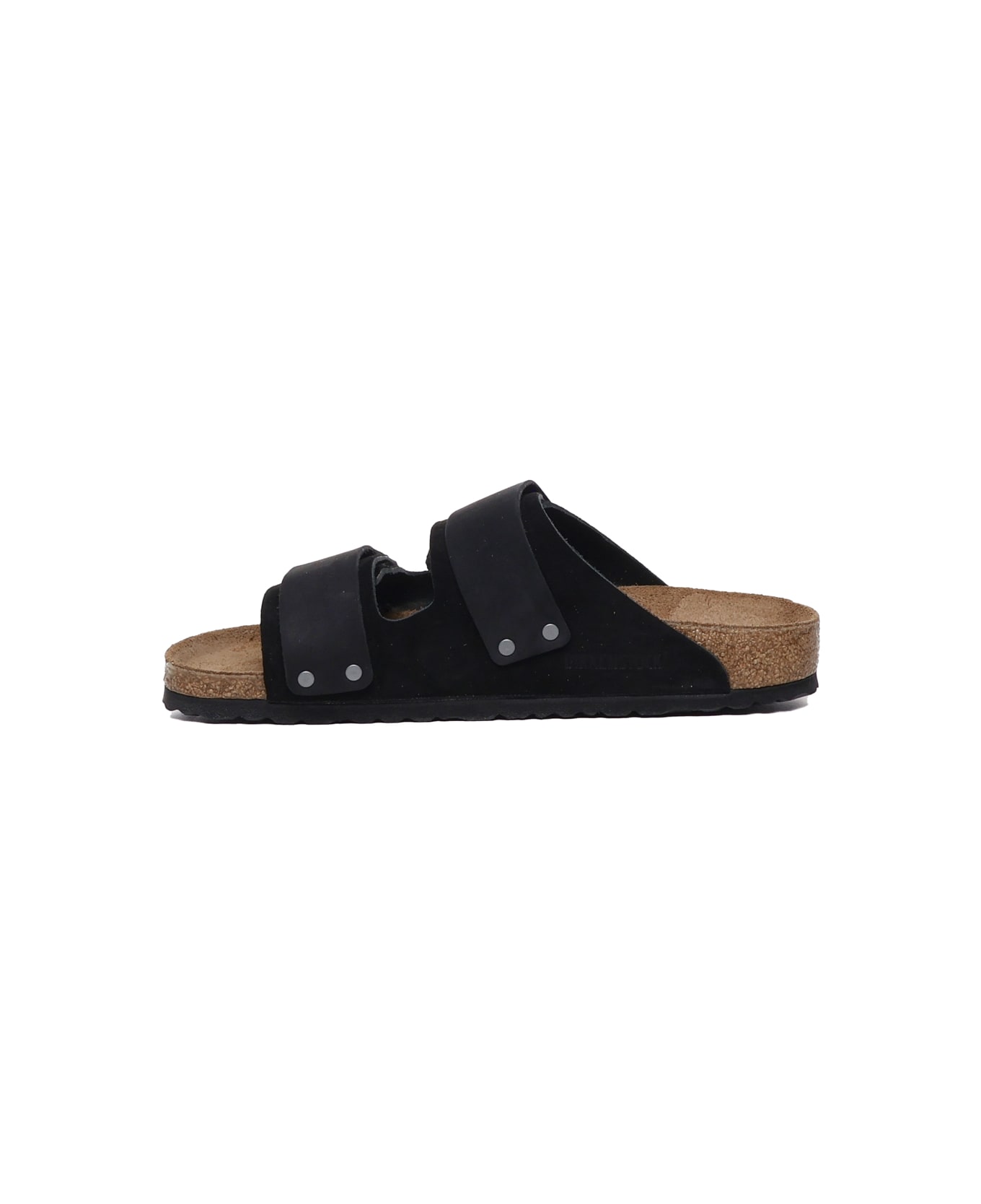 Birkenstock Uji Sandals In Oiled Leather - Black