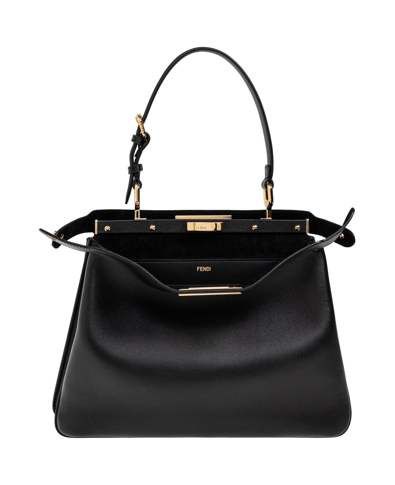 Fendi Shoulder Bag Peekaboo Soft Medium - Nero