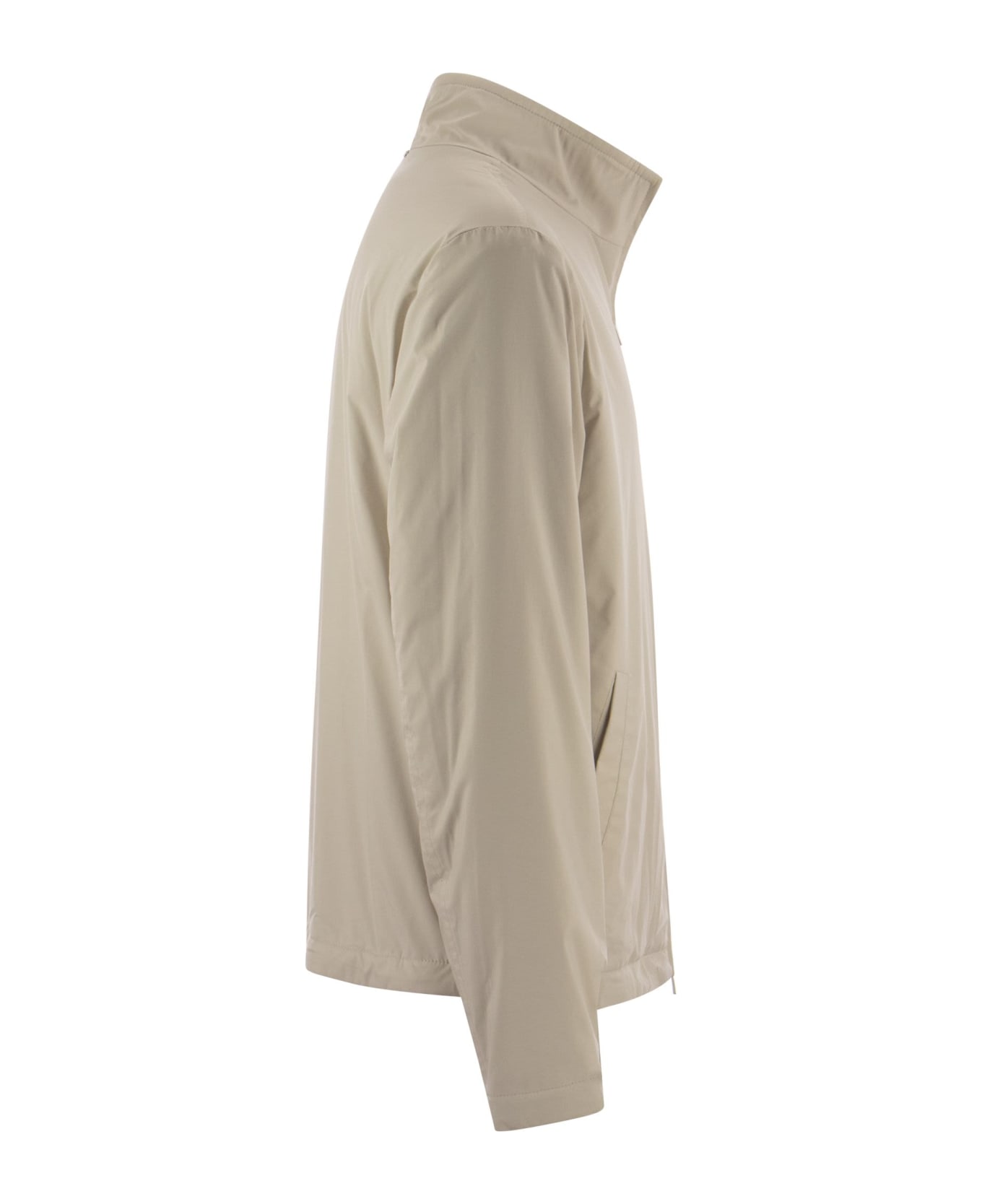 Fedeli Cashmere Lined Jacket - Cream/grey