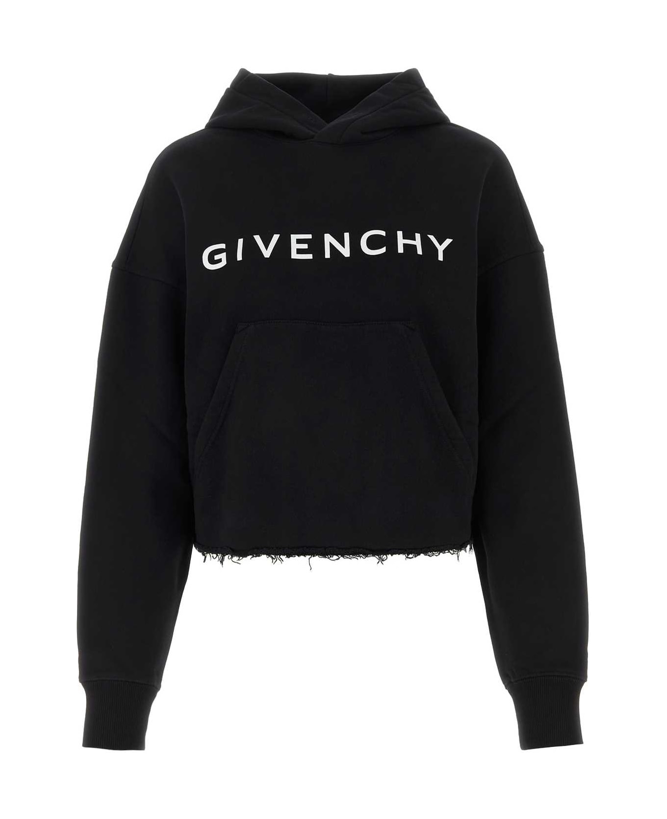 Givenchy Black Cotton Sweatshirt - 001