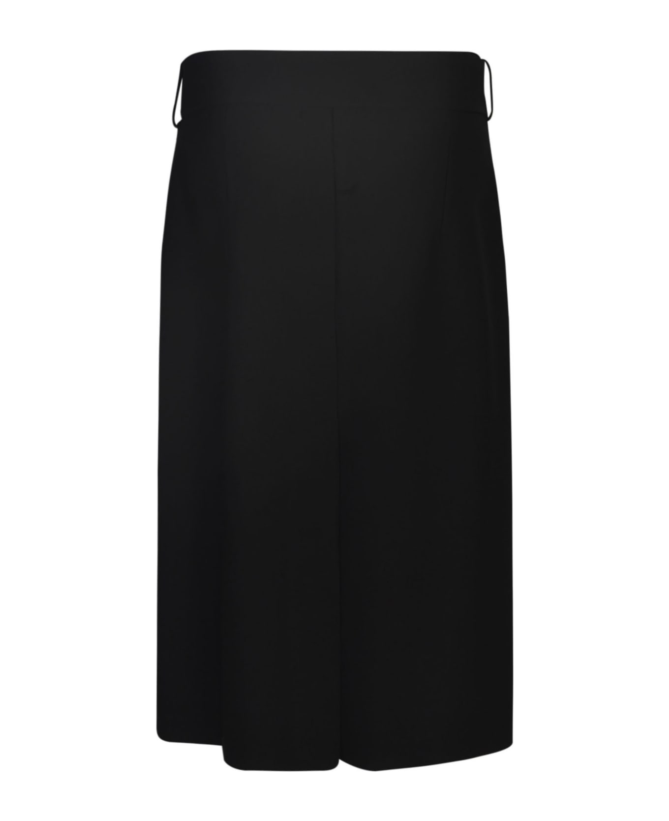 Parosh Belted Skirt - Black