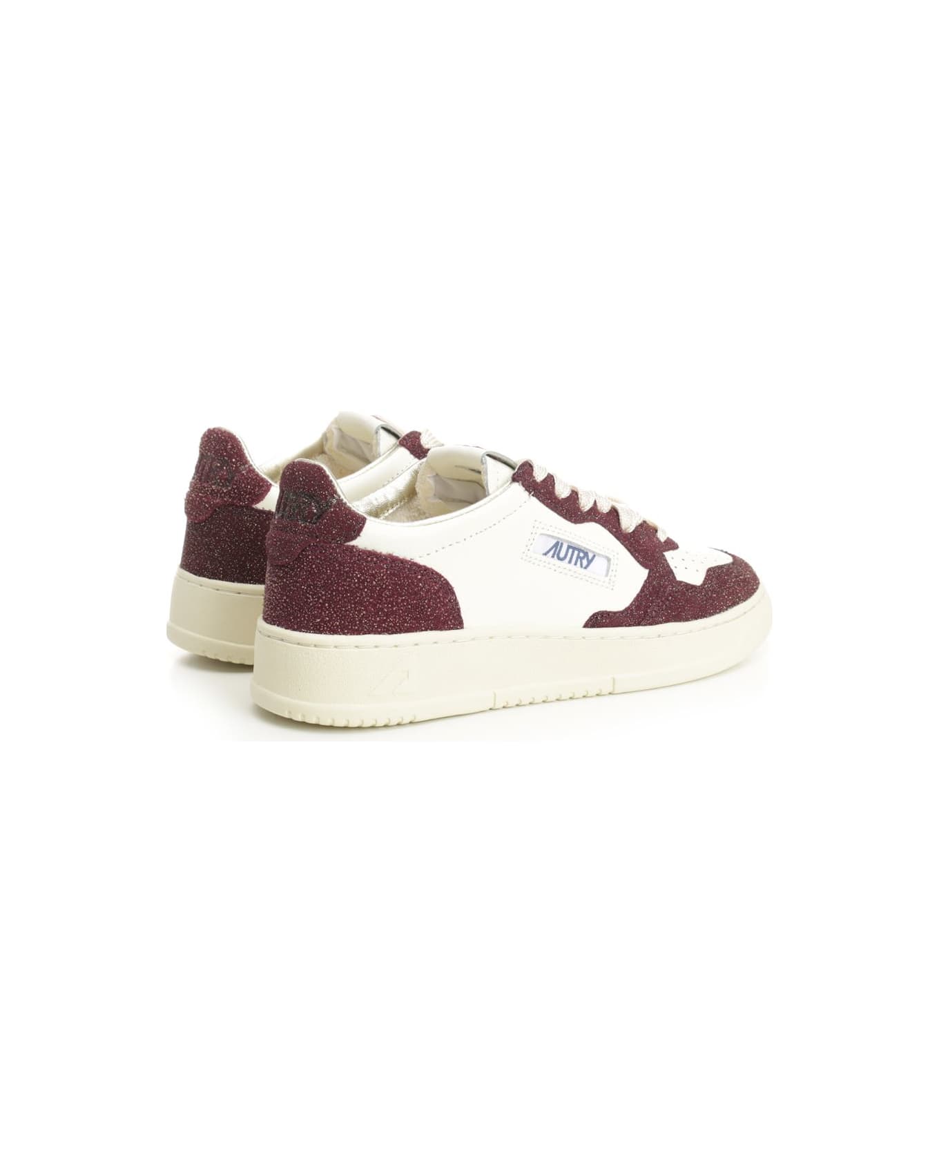 Autry 'medalist Low' Sneaker - Bordeaux