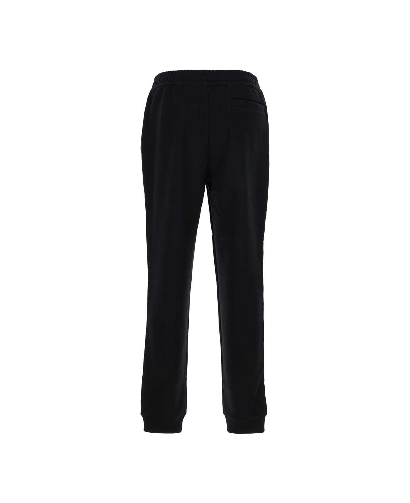 パンツ BURBERRY Black Cotton Joggers Check Label Cotton Jogging Pants in Black | Burberry® Official