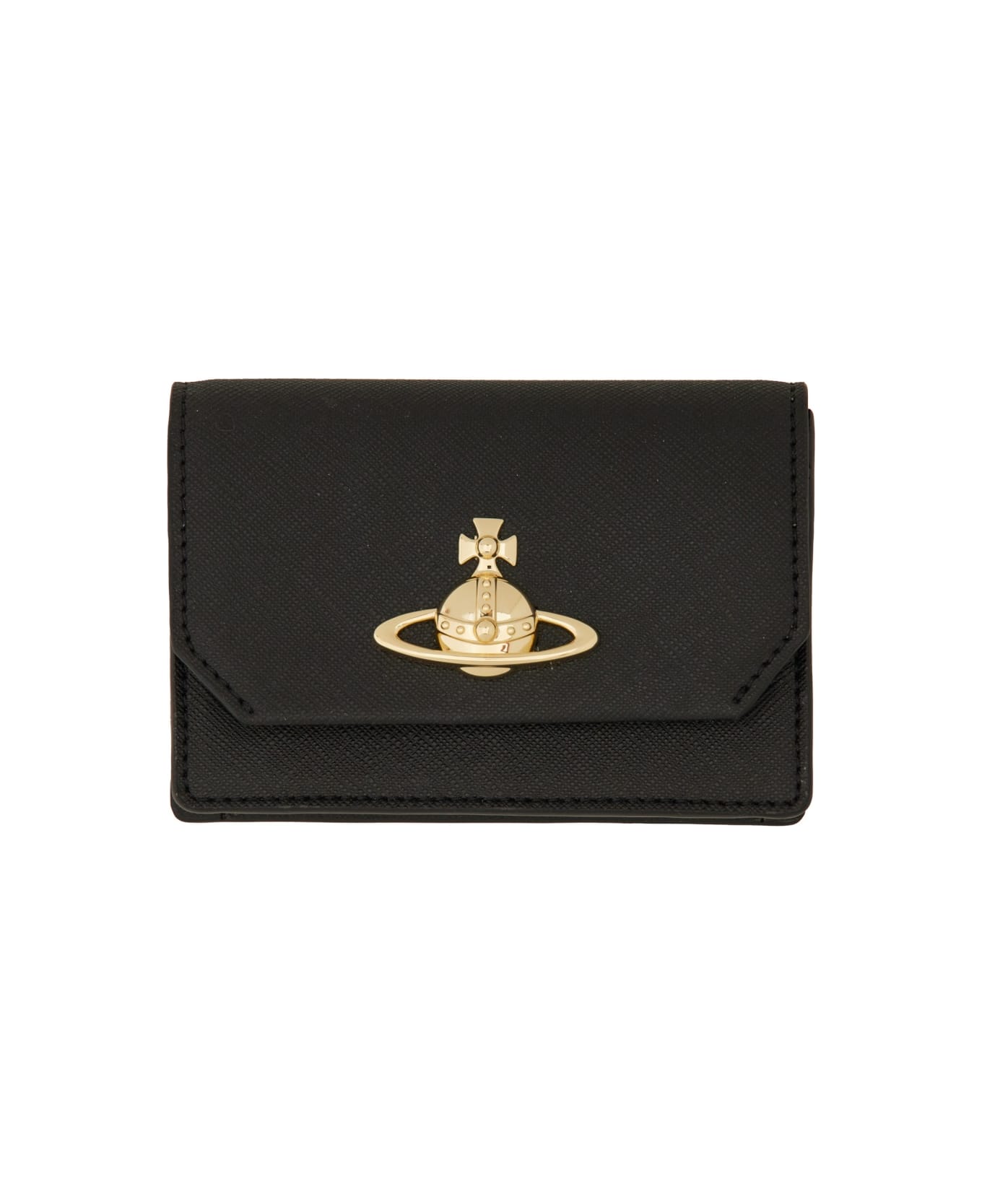 Vivienne Westwood Card Holder "orb" - BLACK