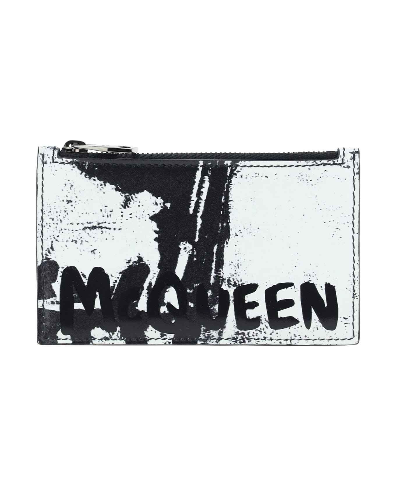 Alexander McQueen Card Holder - Black/white 財布