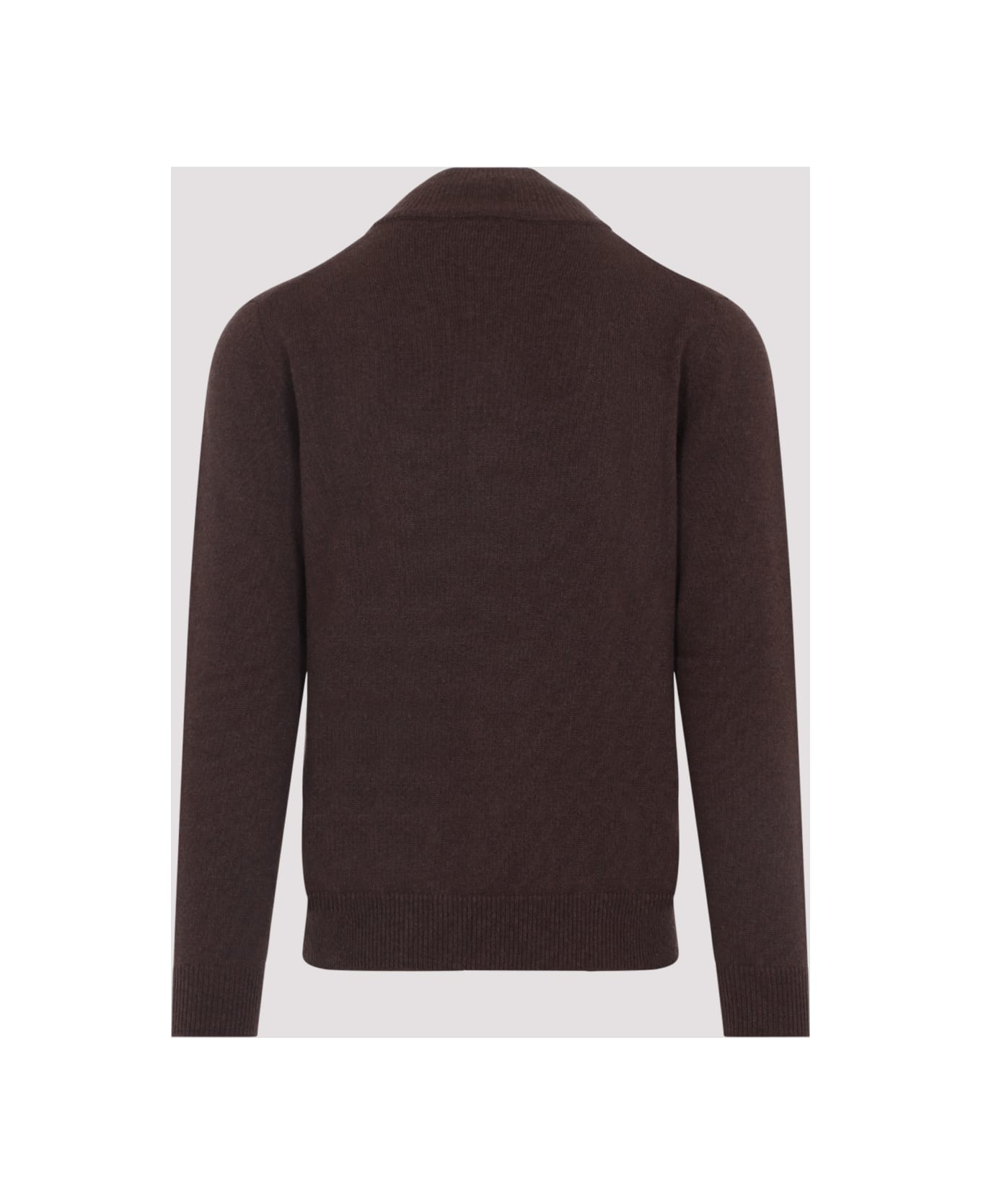 Brioni Cashmere Zip Blouson - Mahogany
