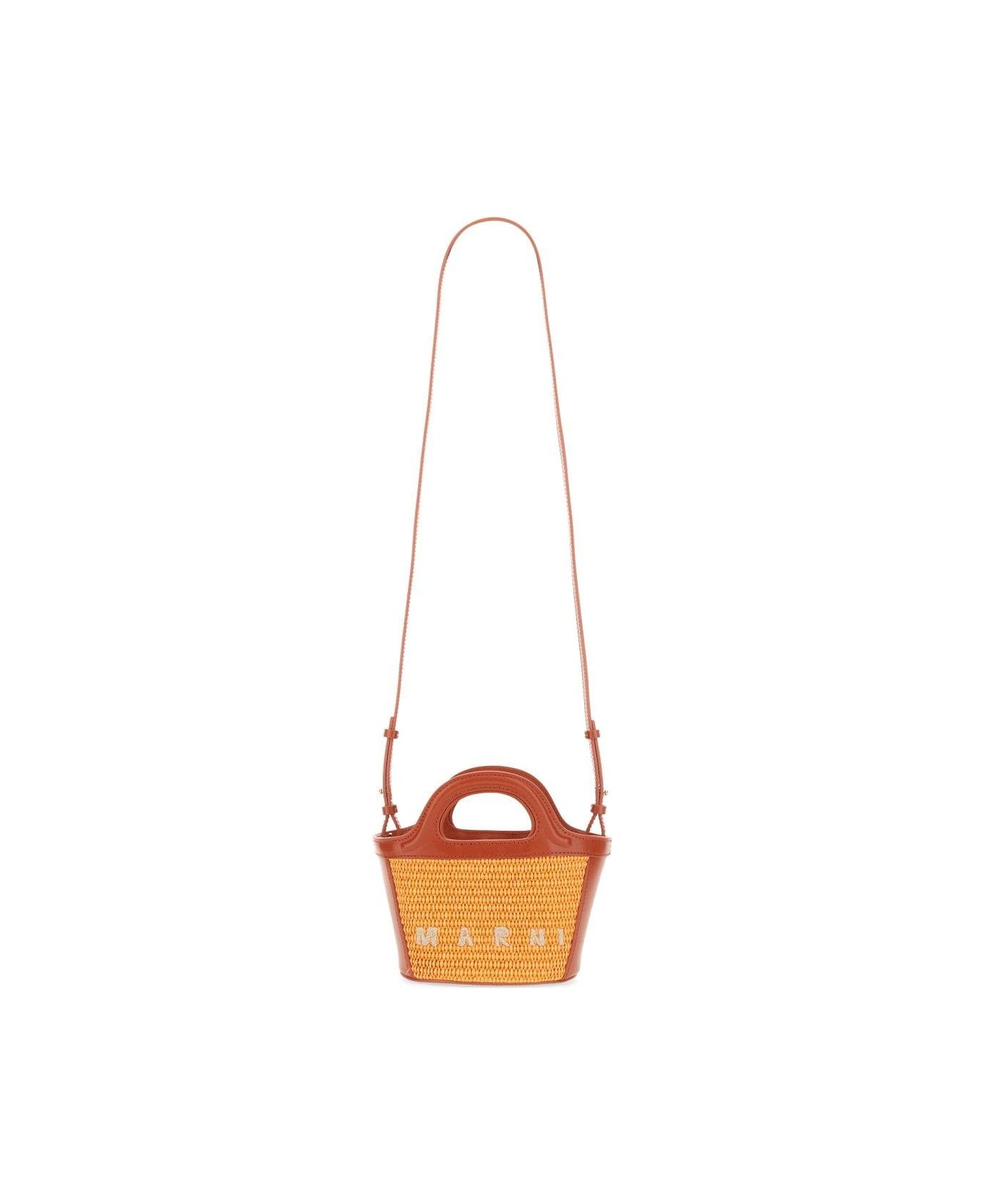 Marni Tropicalia Logo Embroidered Micro Tote Bag トートバッグ