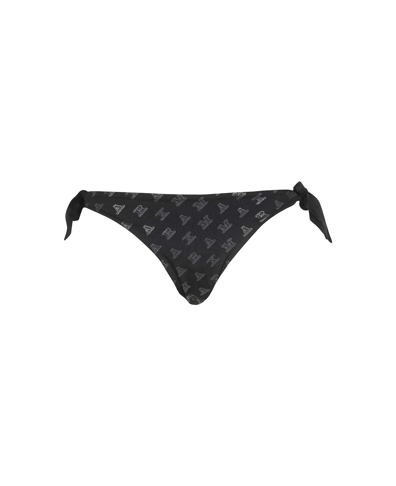 Max Mara Tie Side Bikini Hipster - black