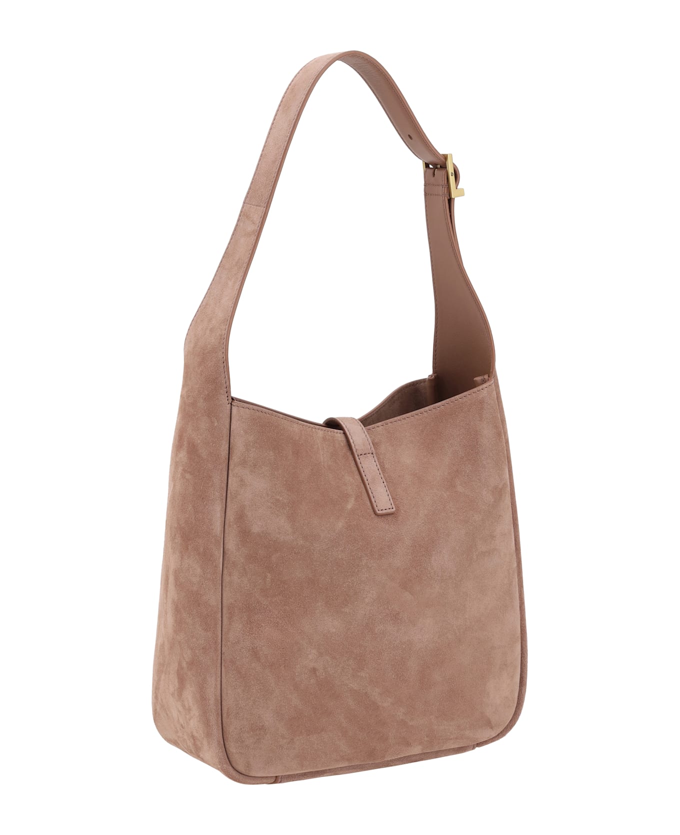 Saint Laurent Le 5 à 7 Suede Shoulder Bag
