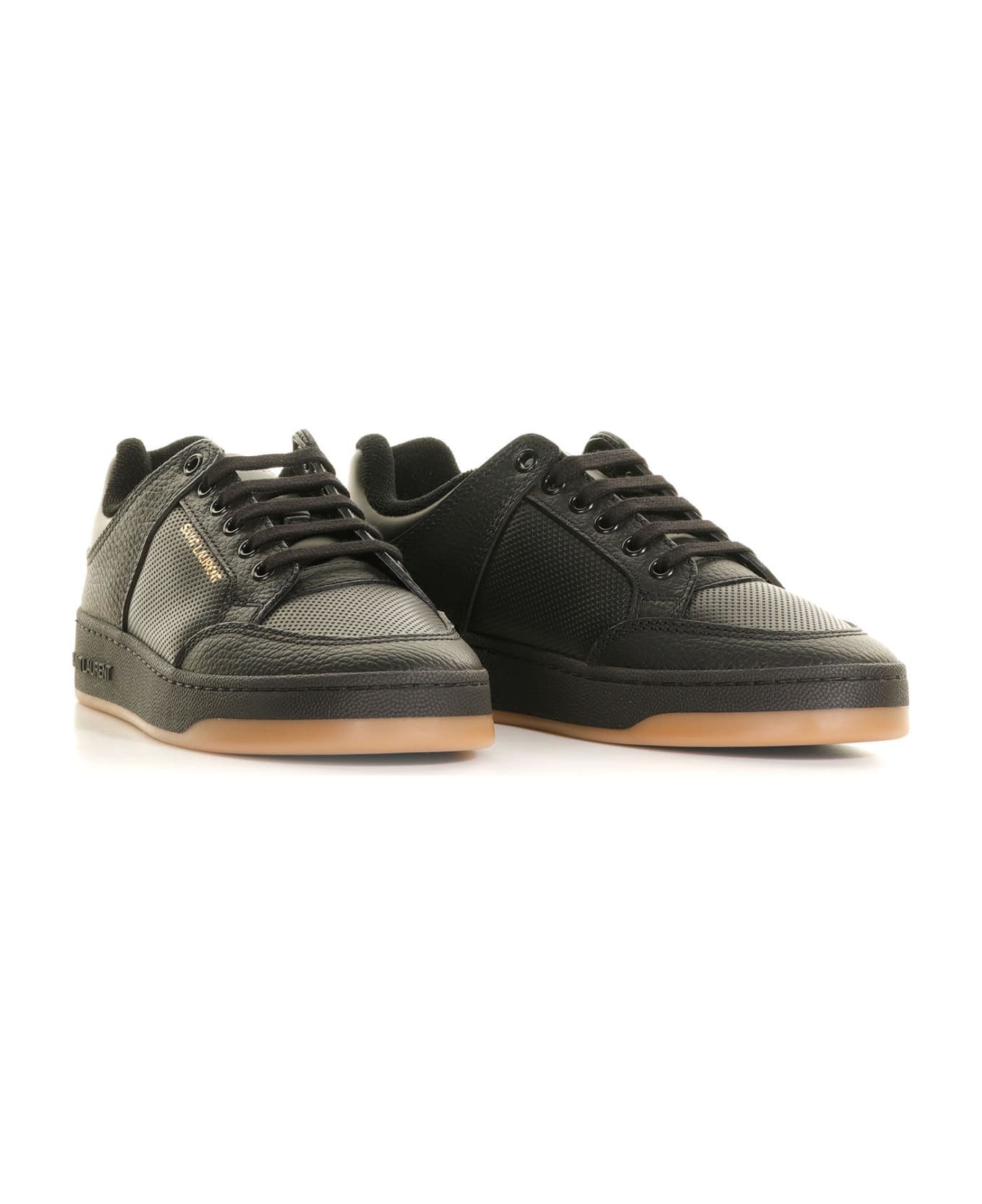 Saint Laurent Sl61 Low Top Sneakers - BLACK