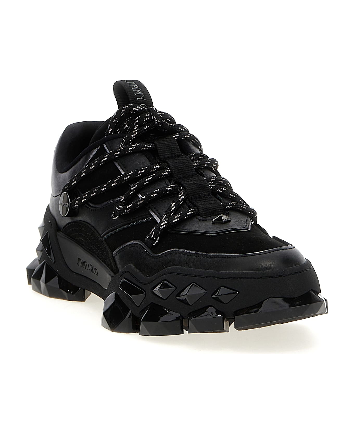 Jimmy Choo 'diamond X' Sneakers - Black  