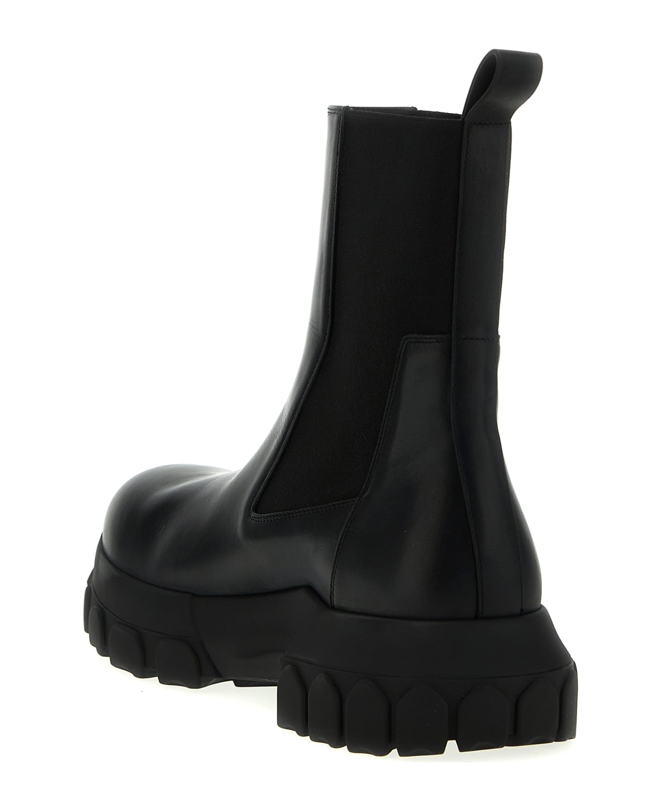 Rick Owens 'beatle Bozo Tractor' Ankle Boots - Black  