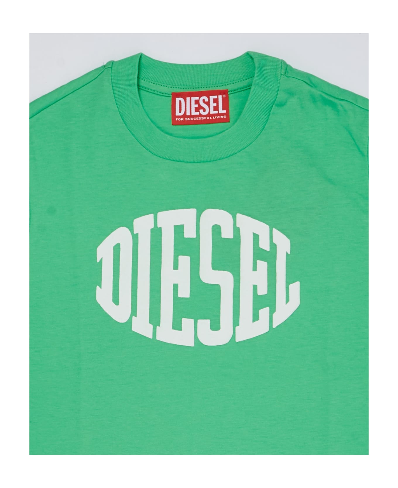 Diesel Must Over T-shirt - VERDE FLUO-BLU Tシャツ＆ポロシャツ