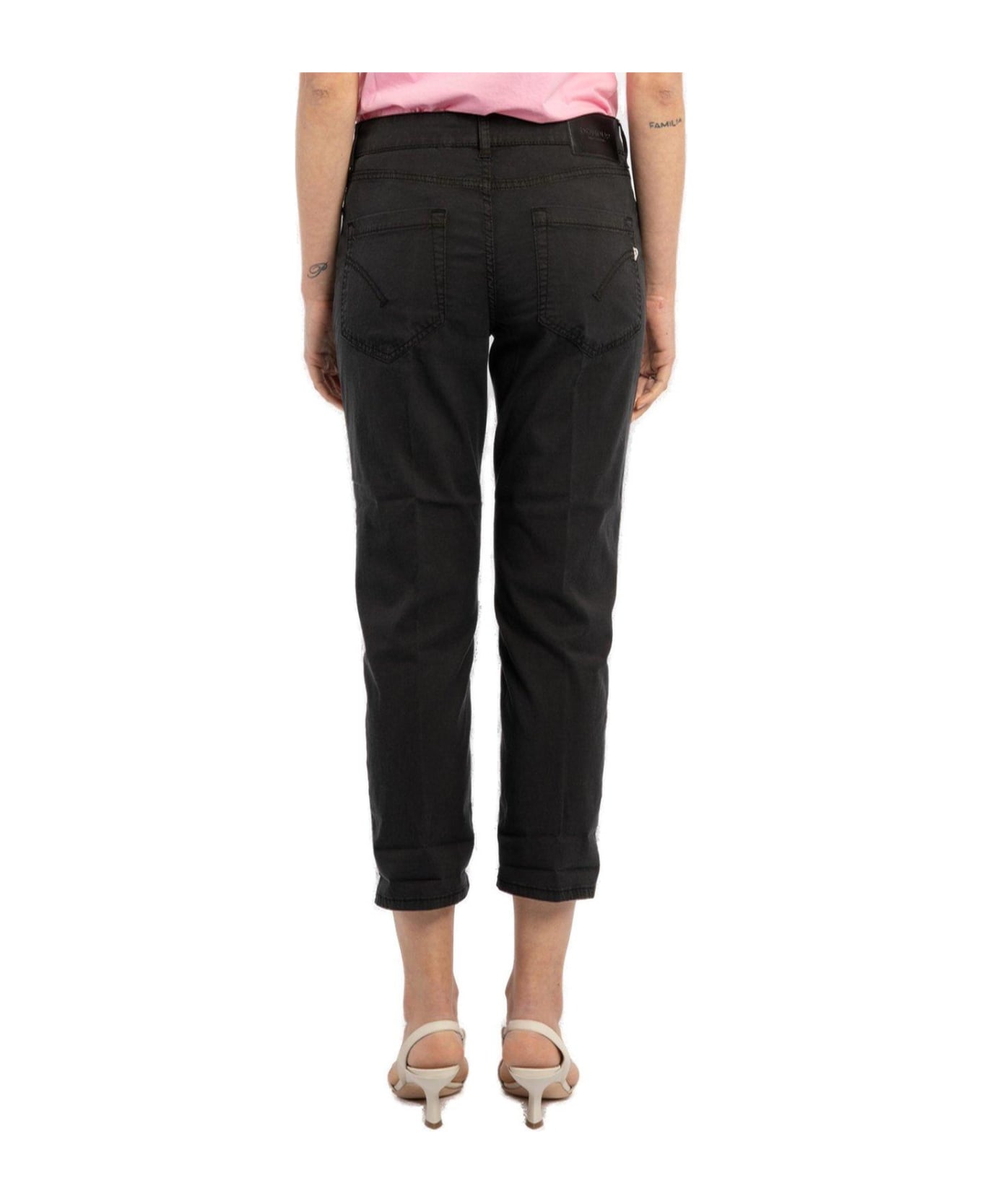 Dondup Straight Leg Cropped Trousers - 999
