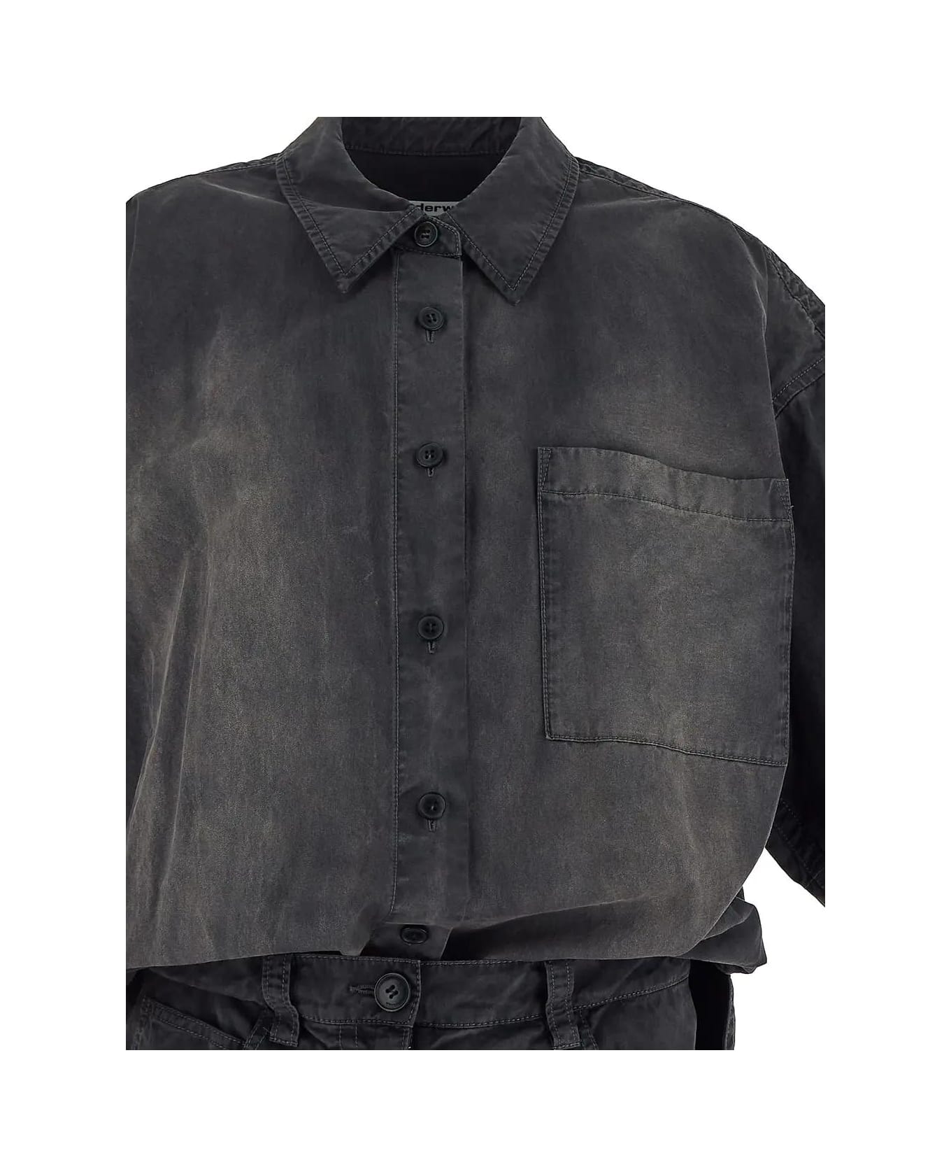 Alexander Wang Shirt Dress - A Washed Black Pearl シャツ