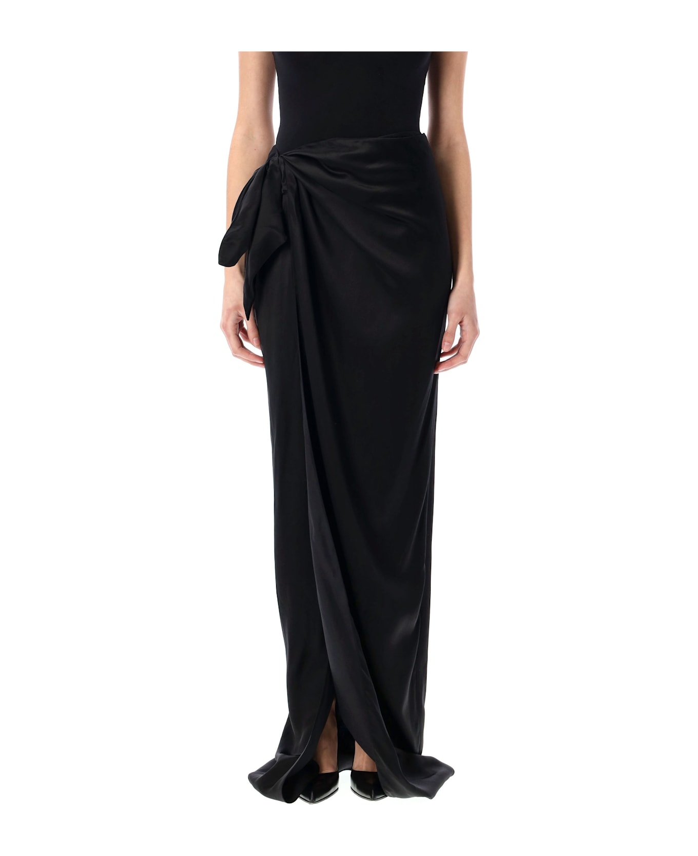 Balenciaga Wrap Skirt - BLACK