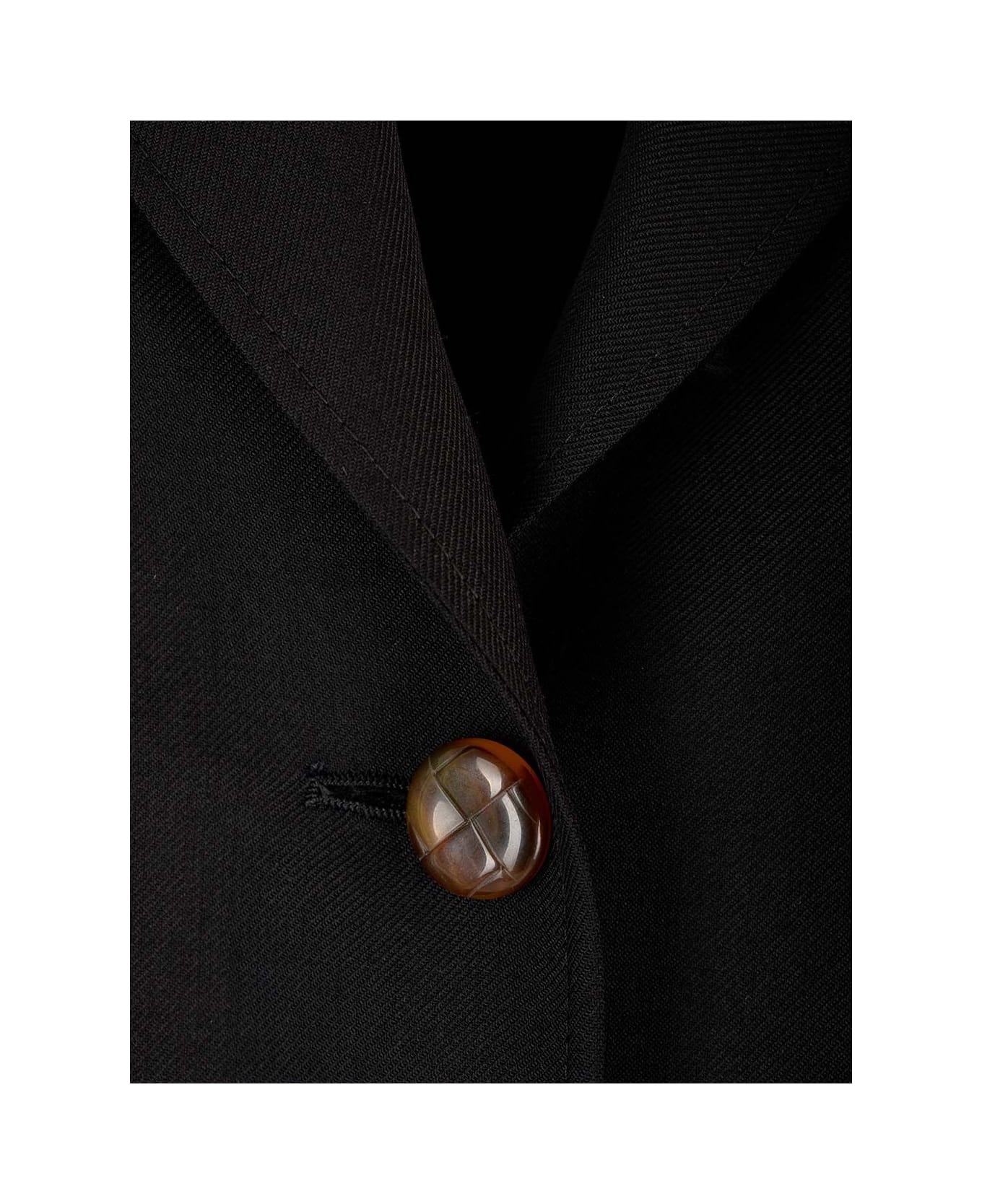 Blazé Milano "alcanara Silent" Single-breasted Blazer - Black