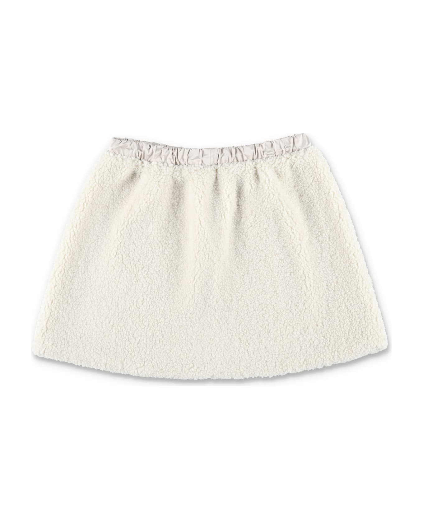 Il Gufo Skirt Teddy - WHITE