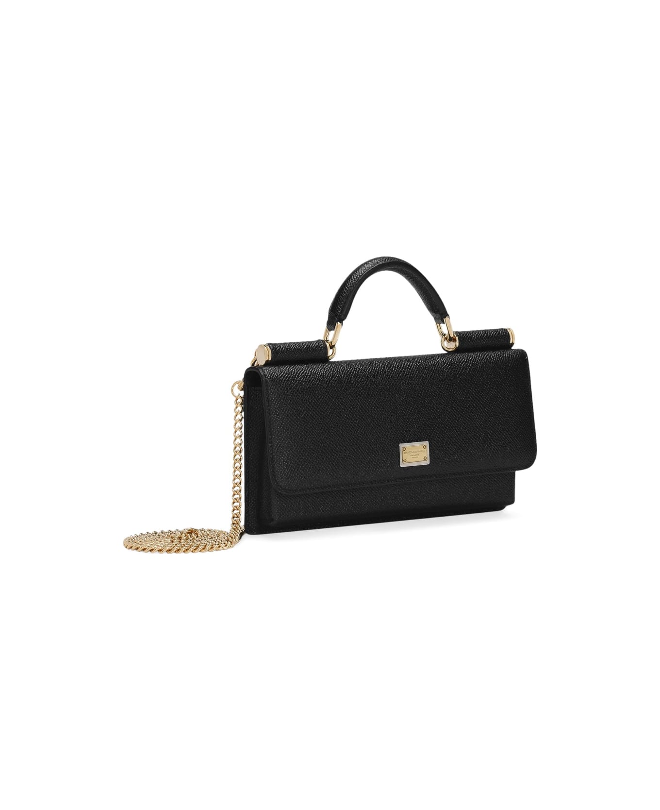 Dolce 
Gabbana Calfskin Mini Bag - BLACK