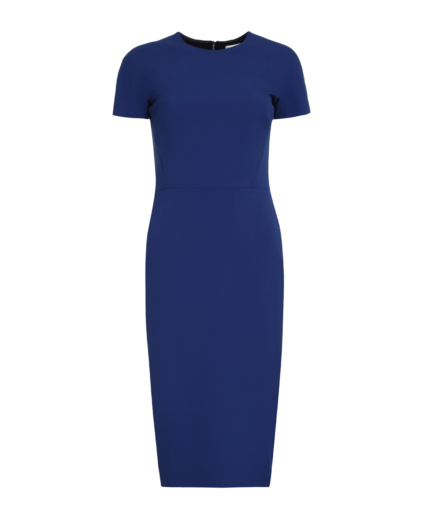 Victoria Beckham Wool-blend Dress - blue ワンピース＆ドレス
