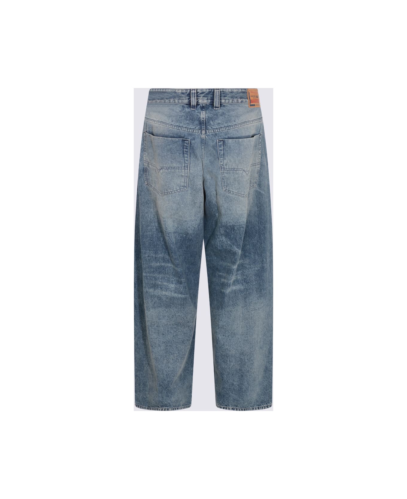 Diesel Blue Cotton Jeans - Blue