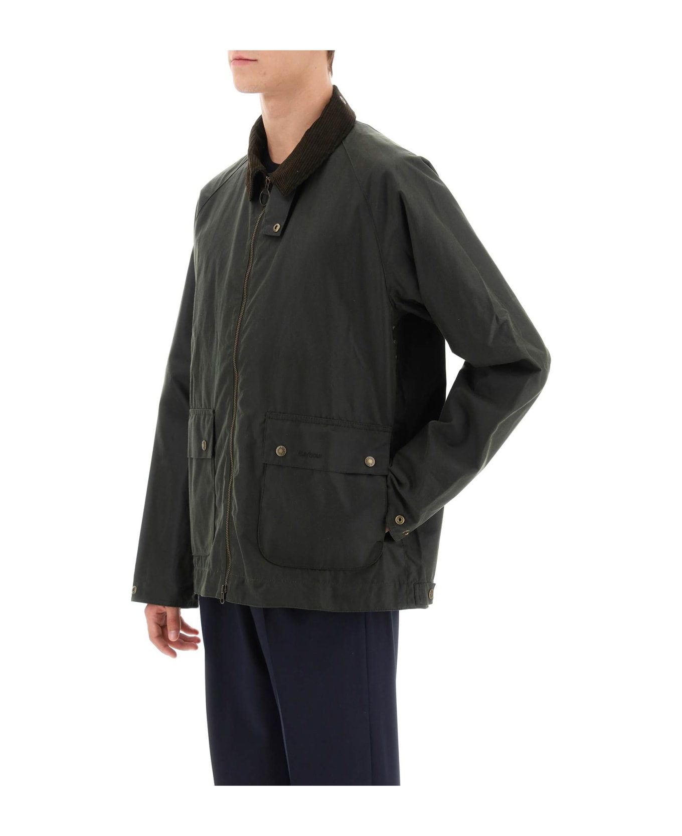 Barbour Short Bedale Jacket - Fern