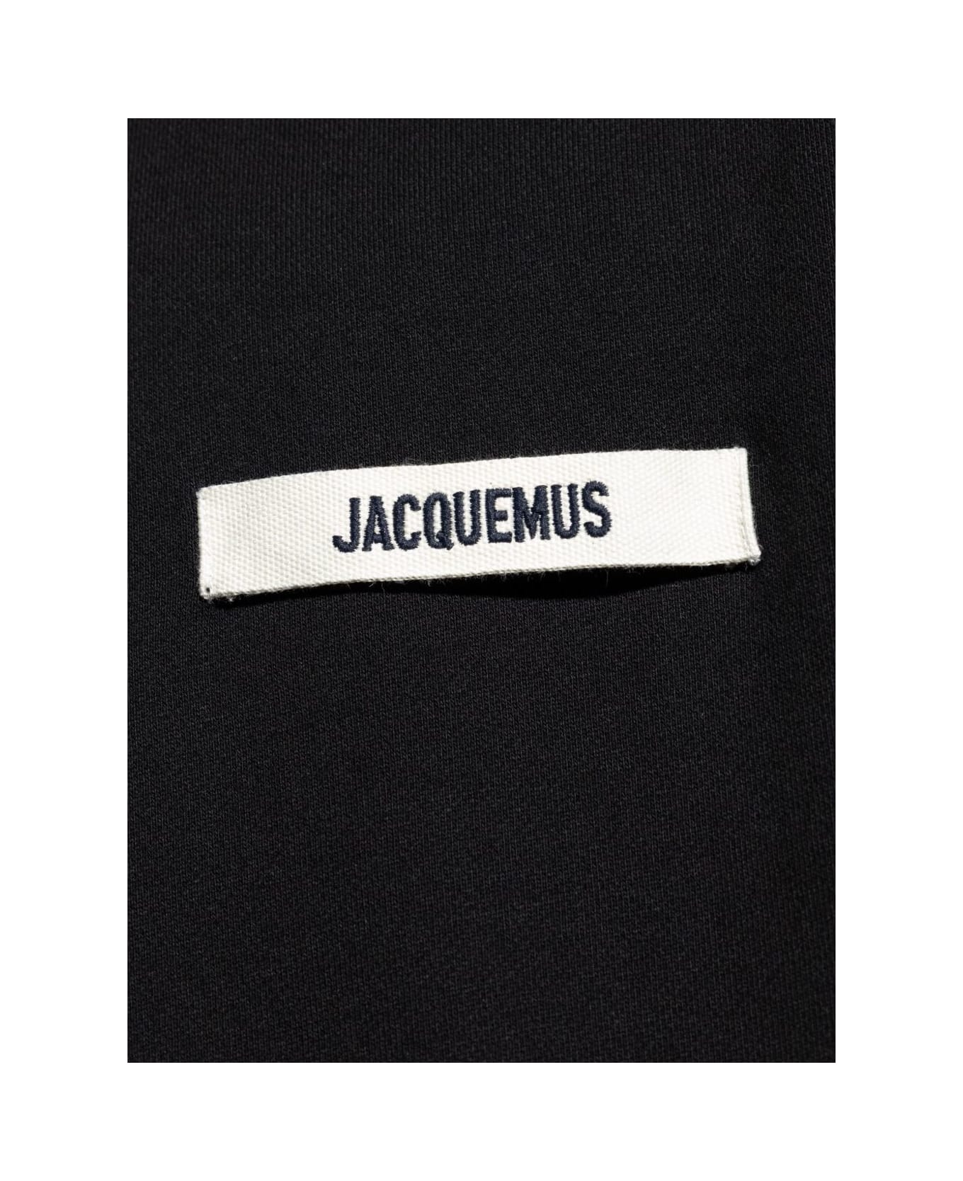 Jacquemus Le Hoodie Gros Grain - Black