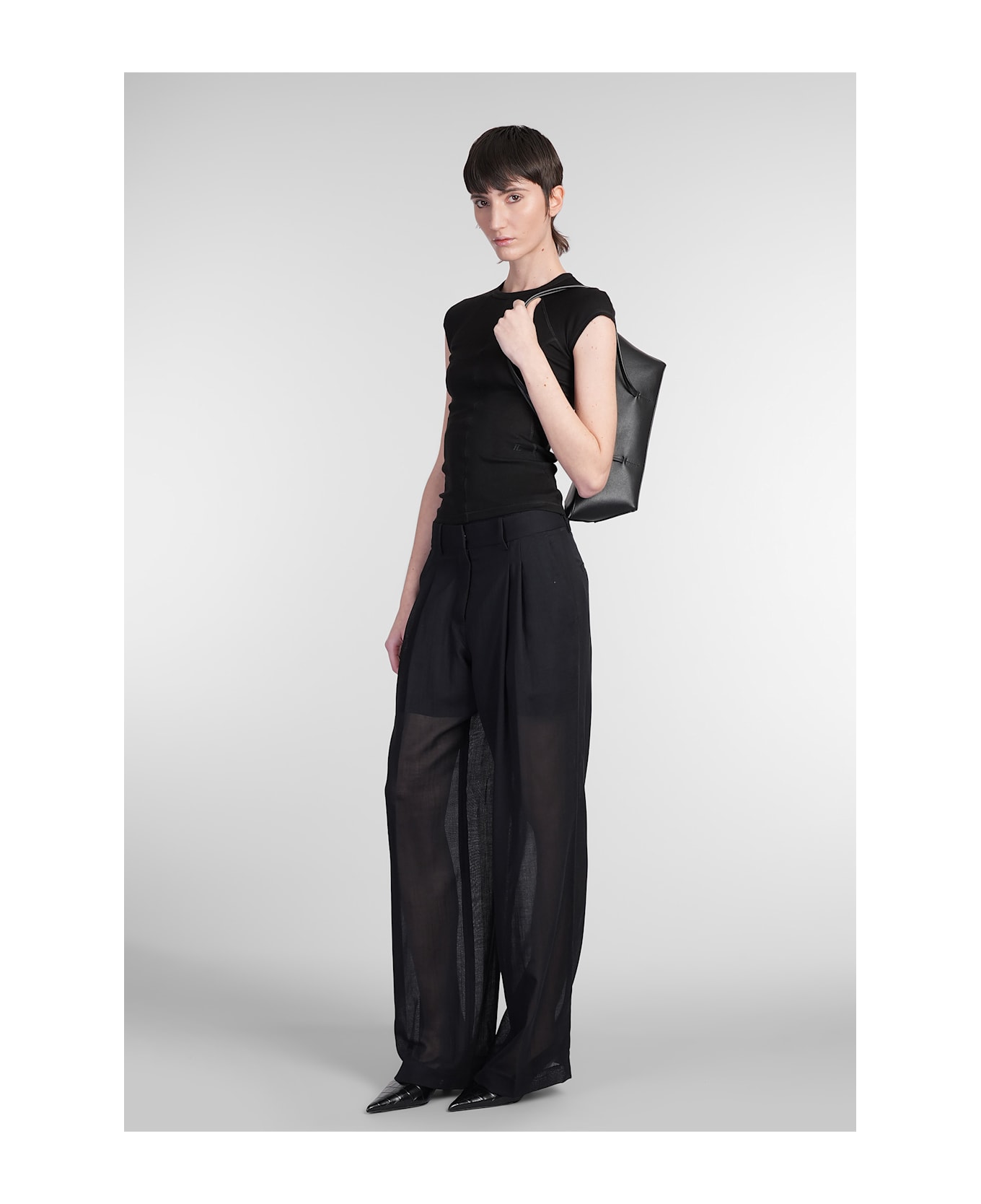 Helmut Lang T-shirt In Black Cotton - black