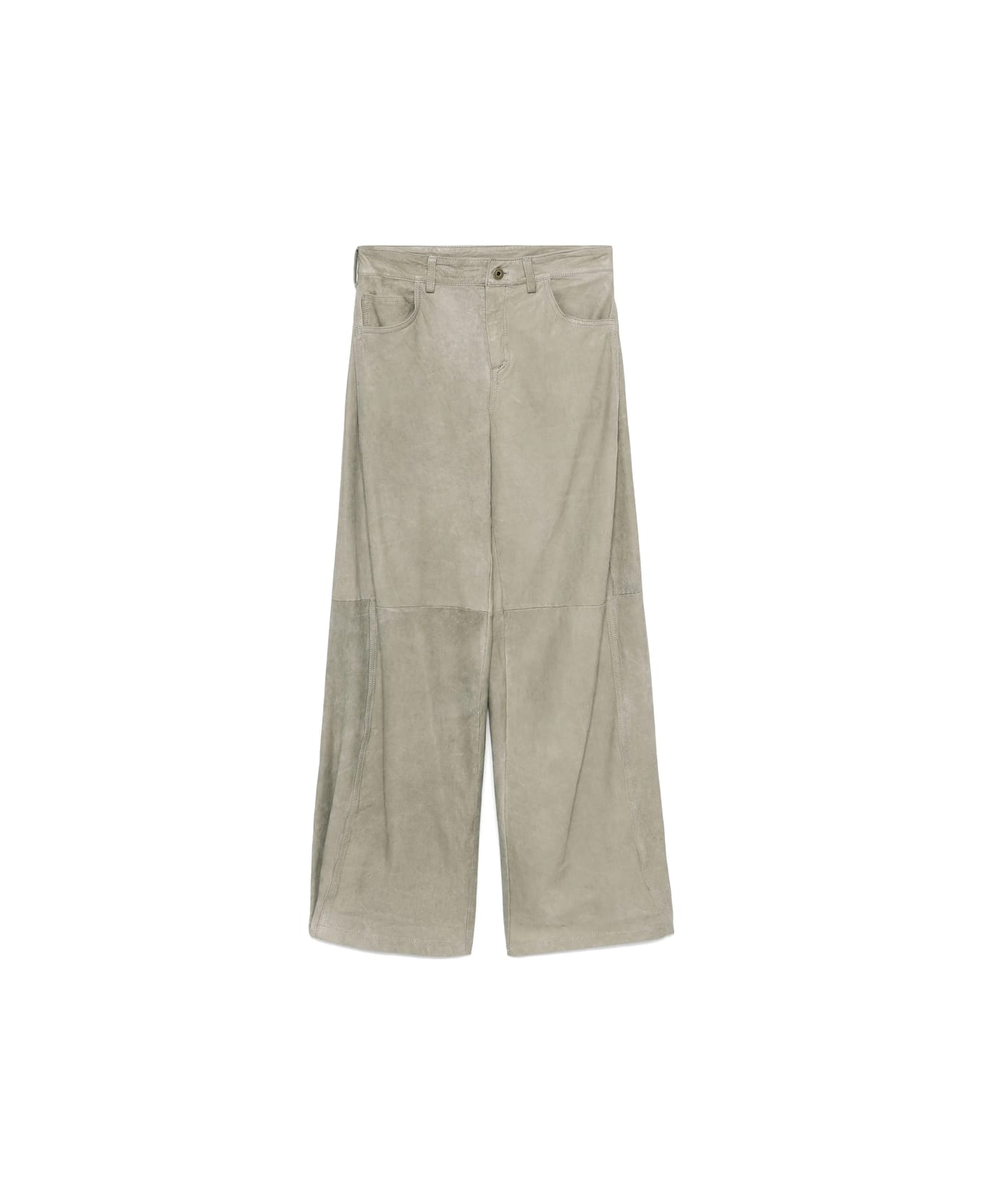 Salvatore Santoro Leather Pant - GREEN