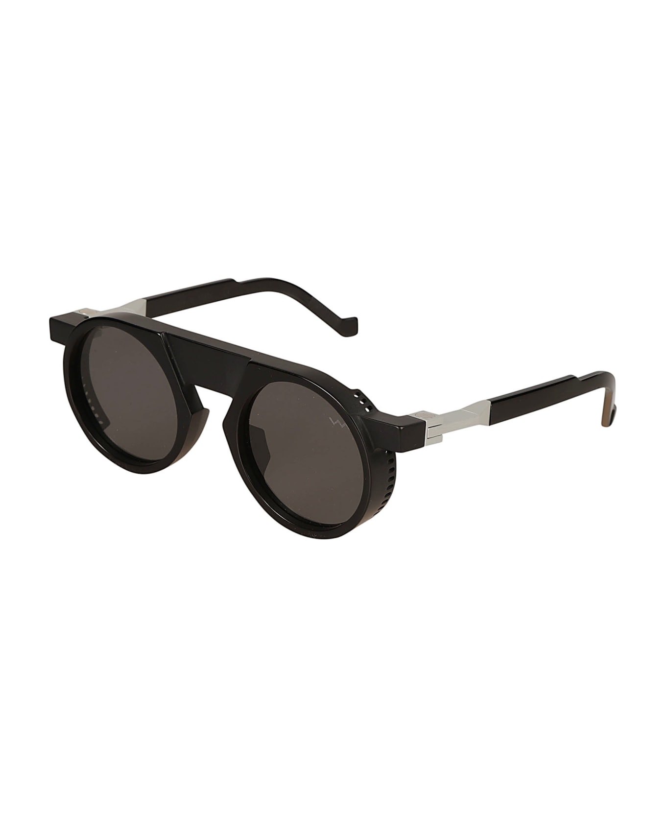 VAVA Round Frame Sunglasses Sunglasses - Black サングラス