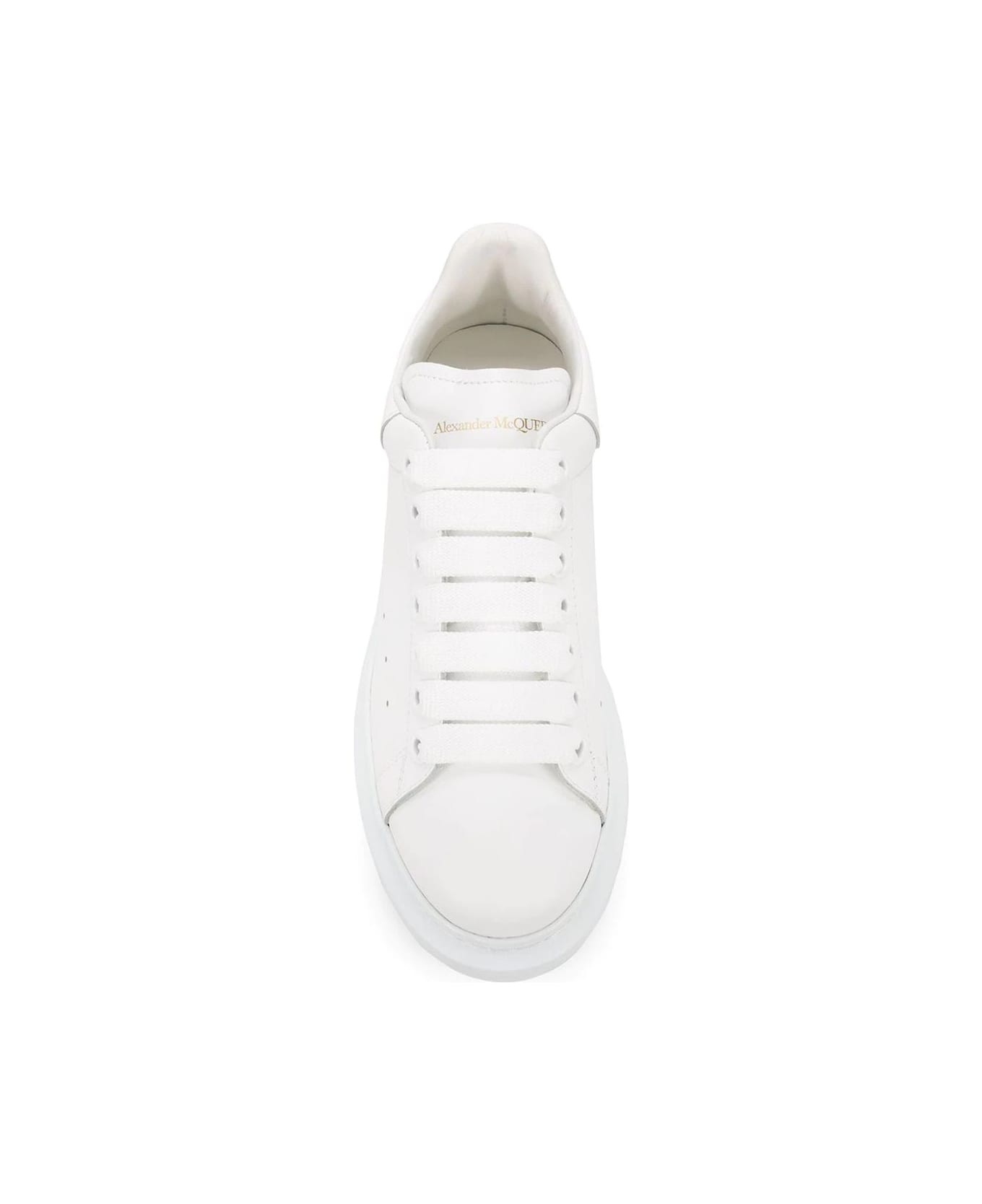 Alexander McQueen Total White Oversized Sneakers - White