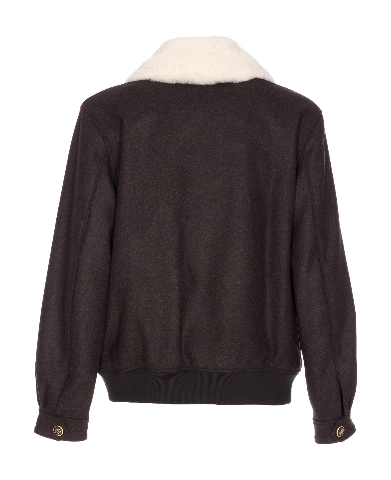 Drôle de Monsieur Wool Blouson Jacket - Brown