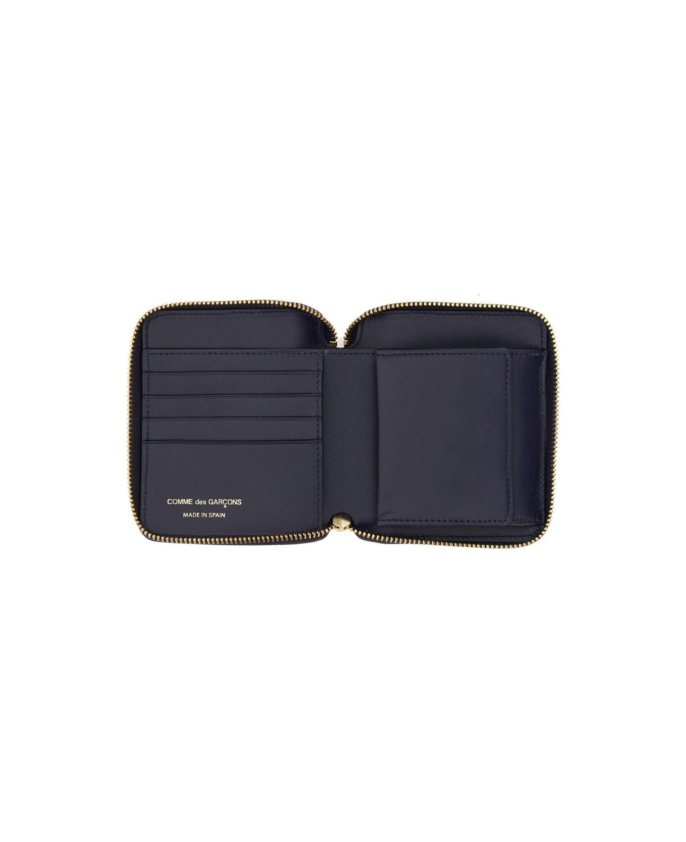 Comme des Garçons Wallet Zipped Wallet - BLUE