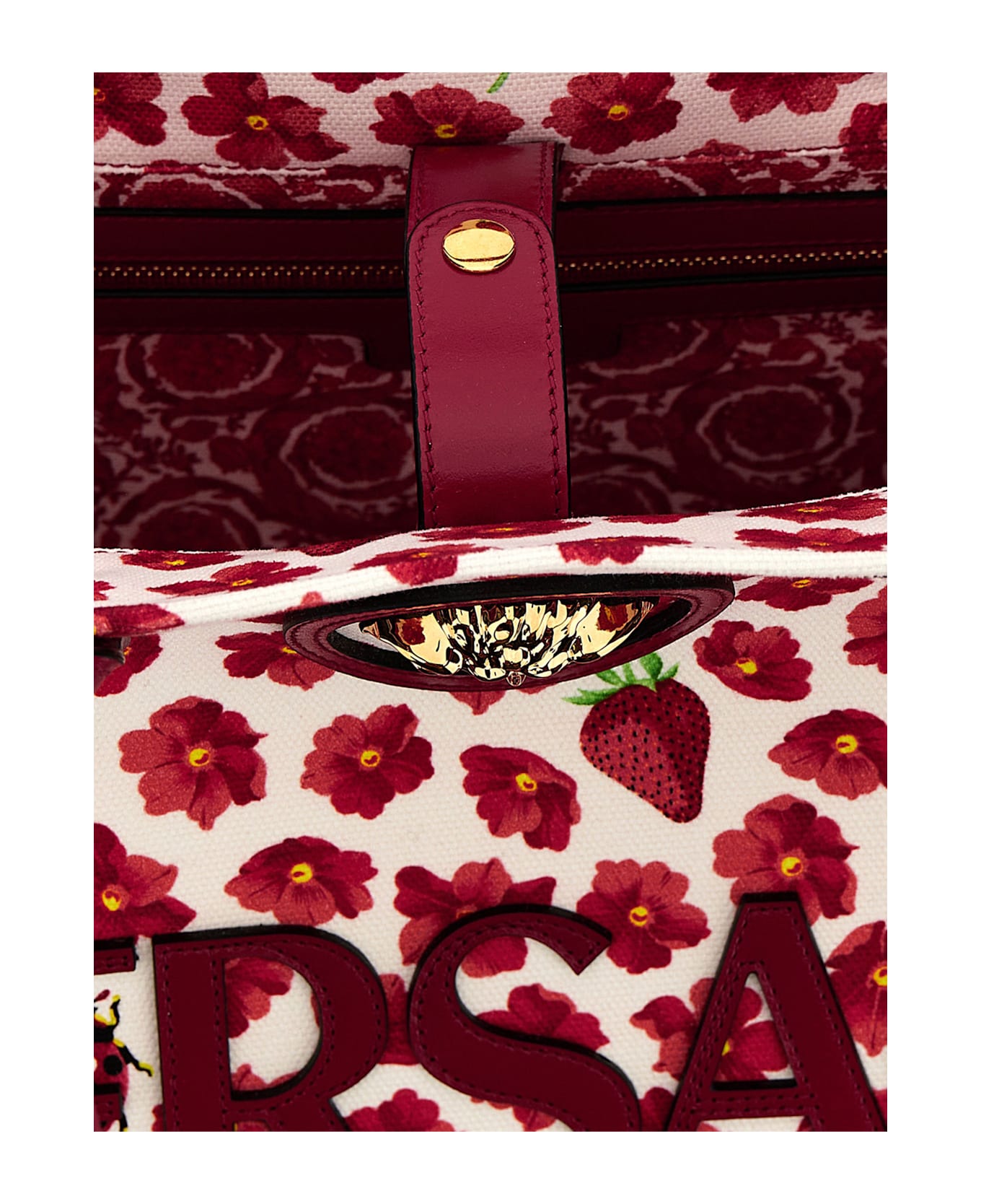 Versace 'la Medusa' Shopping Bag - Multicolor