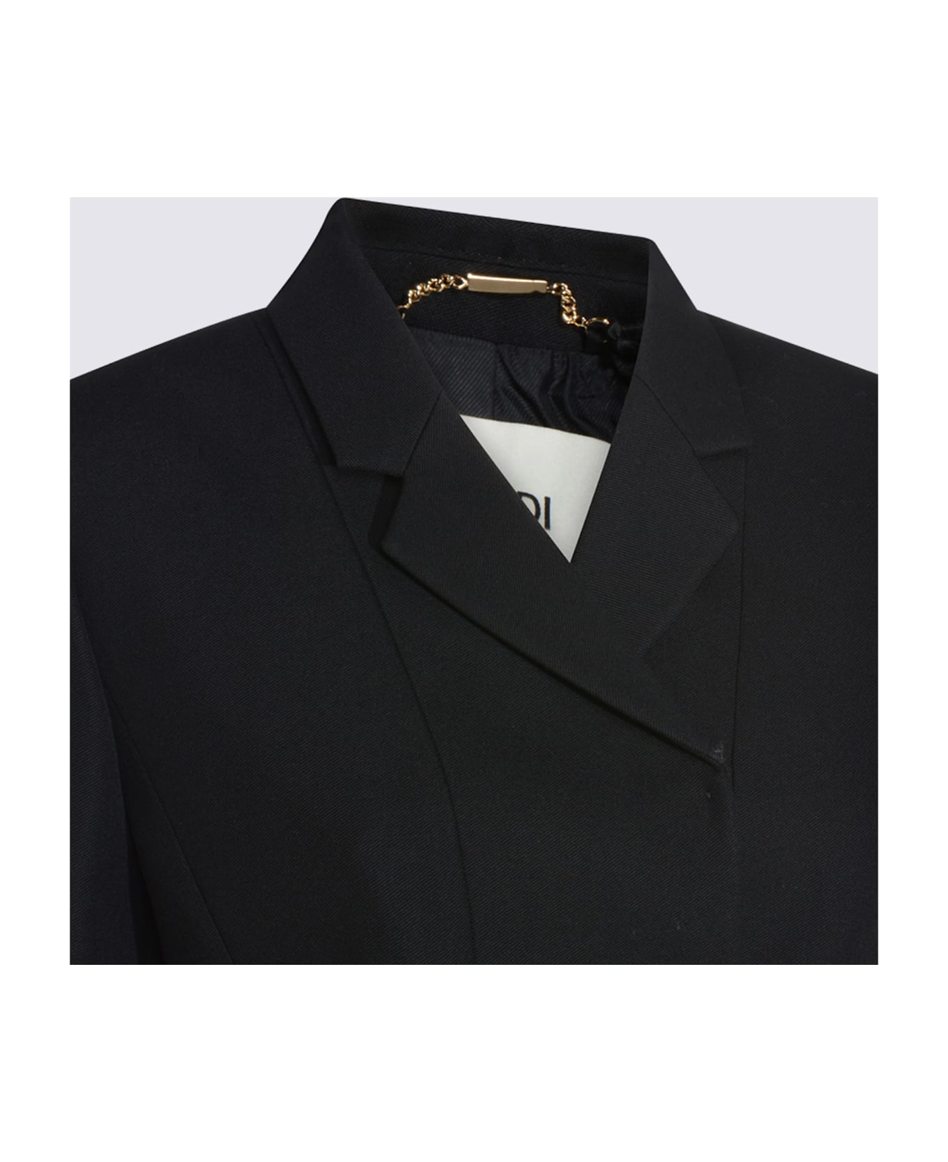 Fendi Black Wool Blazer - Black