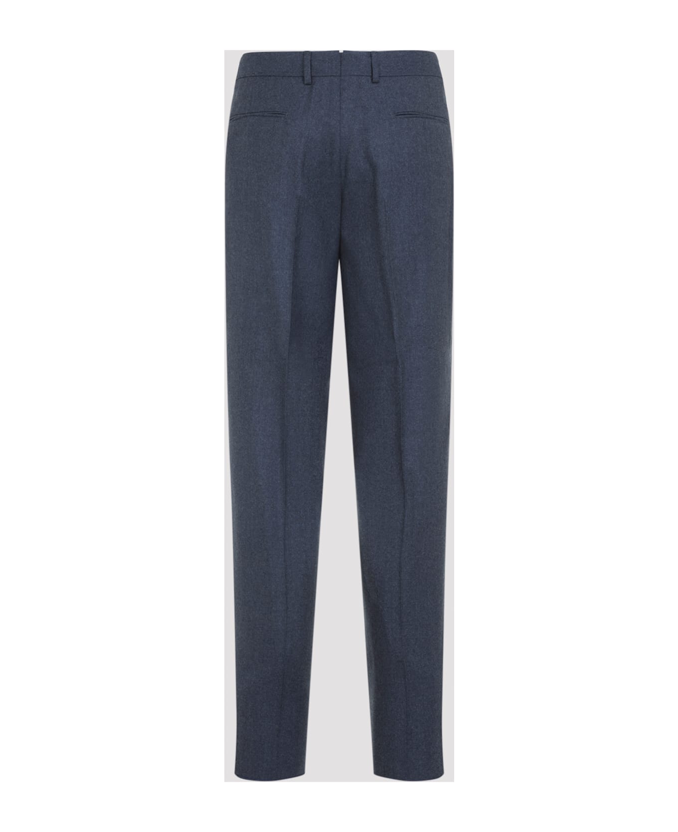 Zegna Flannel Pants - Blue Medio Unito