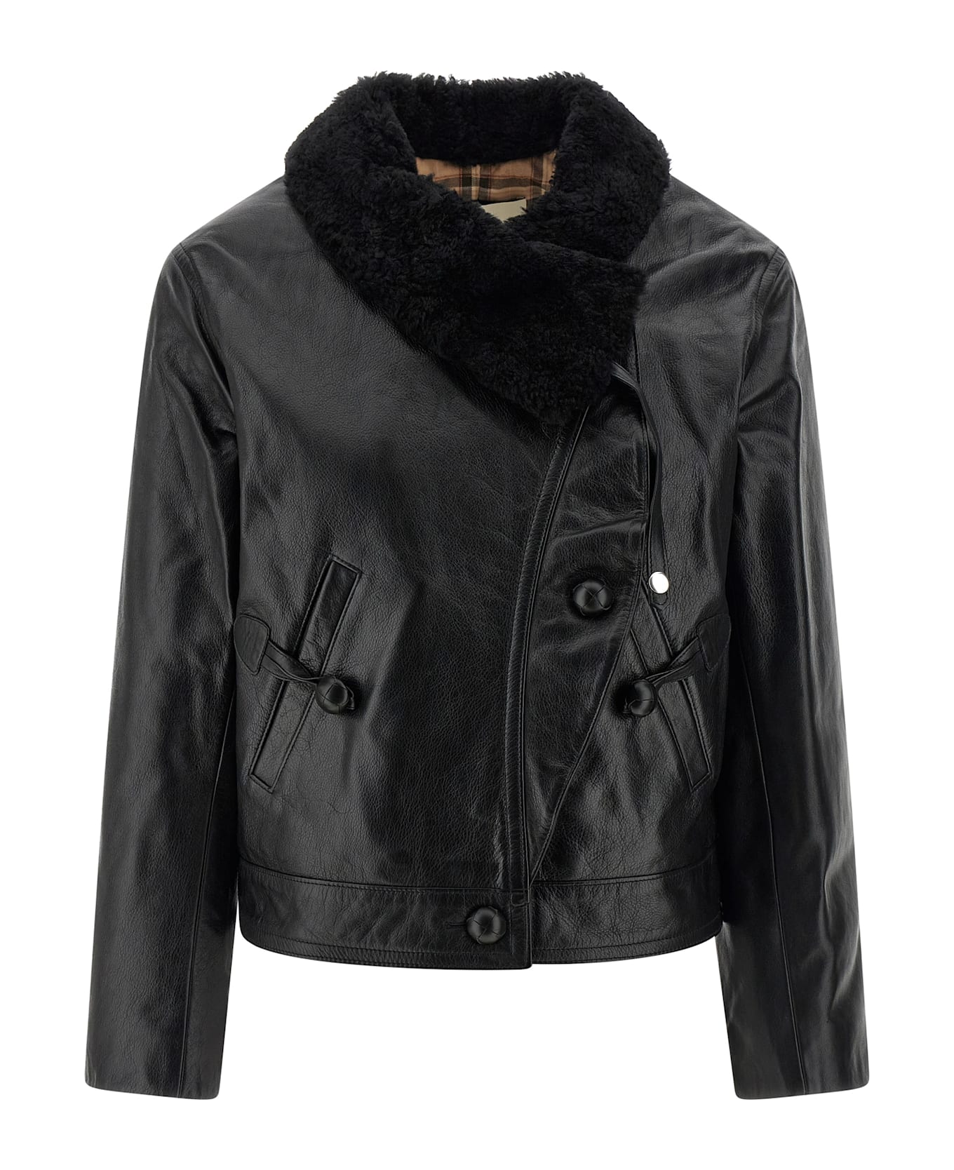 Isabel Marant 
briyana
 Leather Jacket - Black