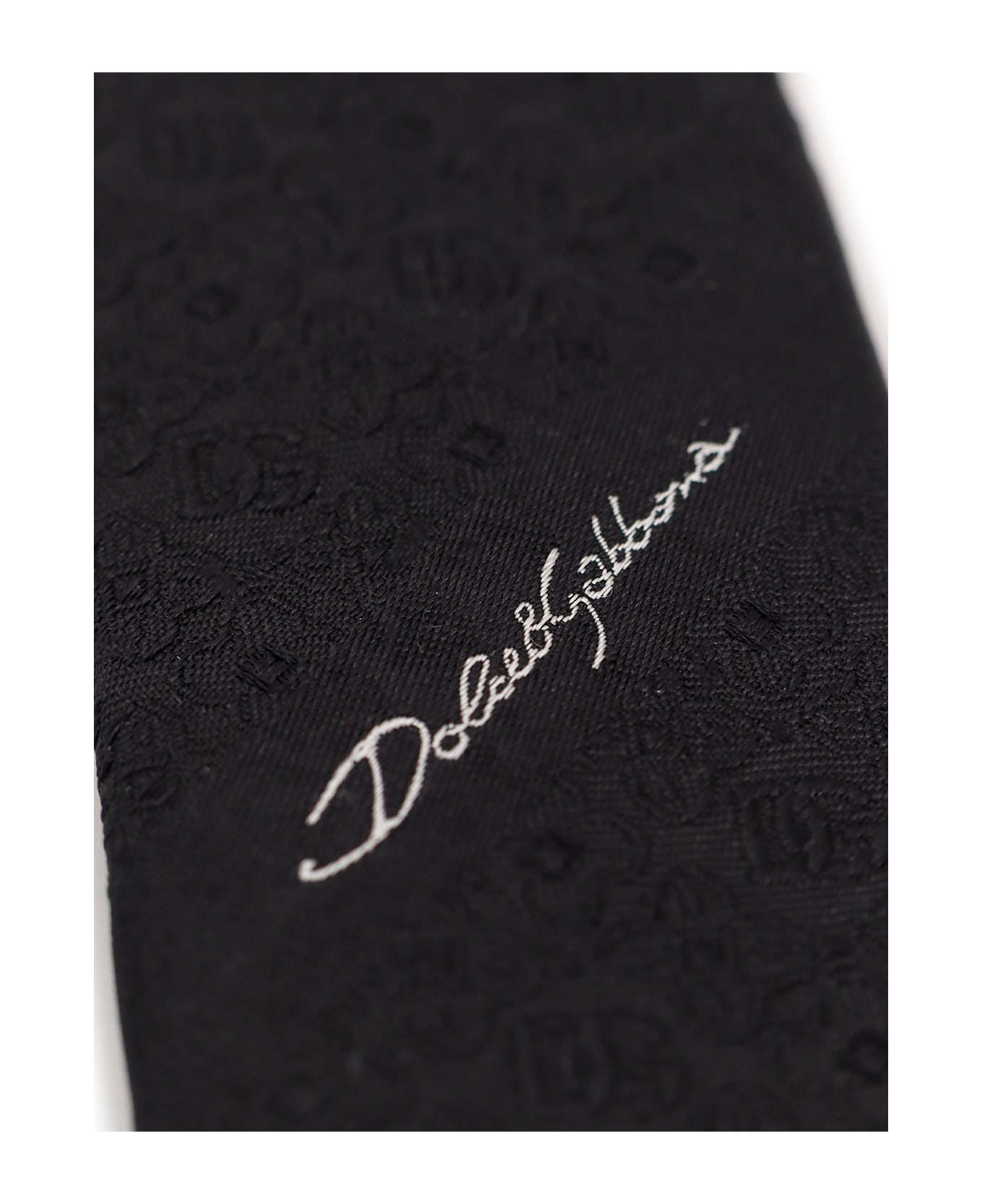 Dolce 
Gabbana Silk Tie - Black