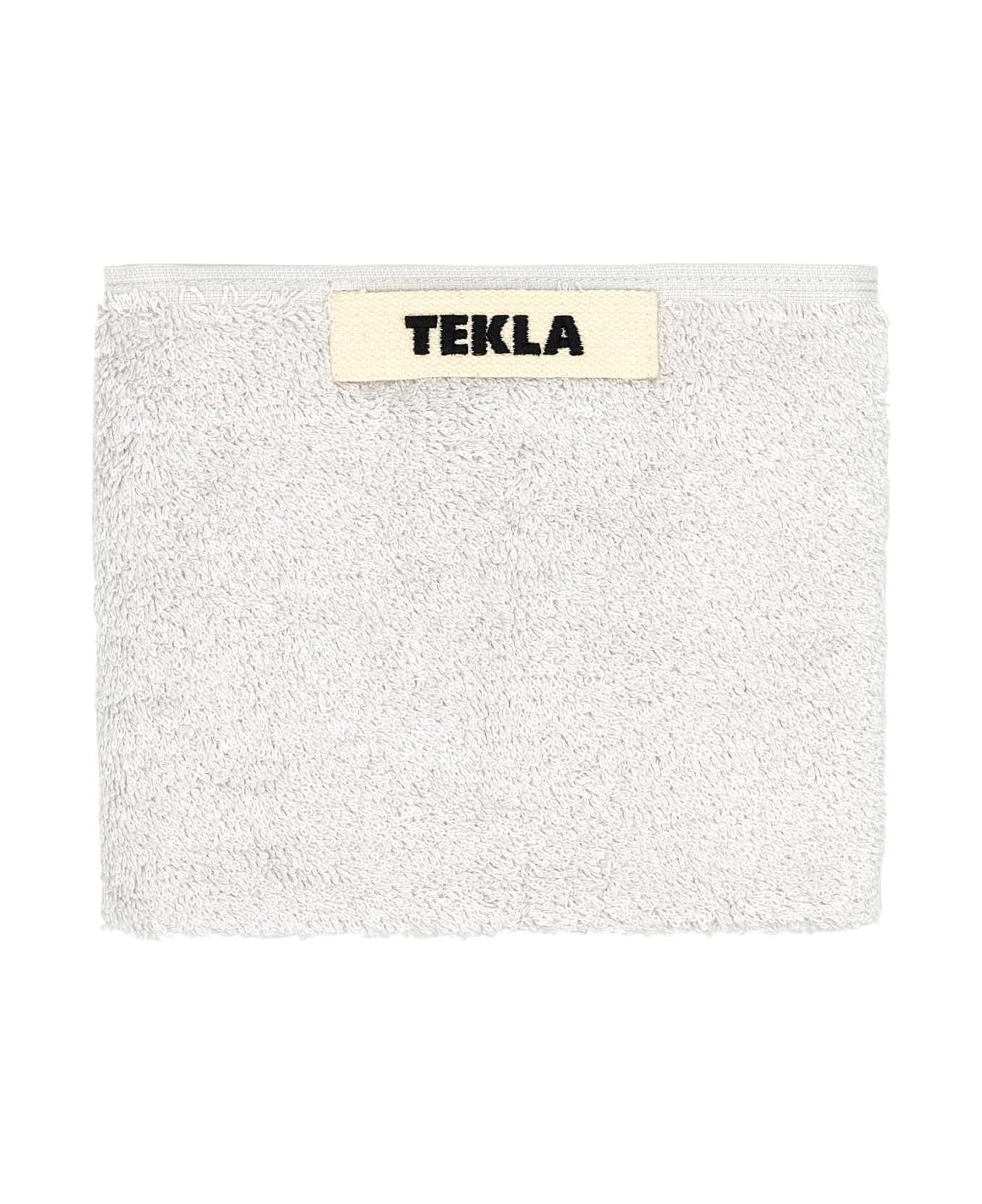 Tekla Light Grey Terry Guest Towel - LUNAR ROCK