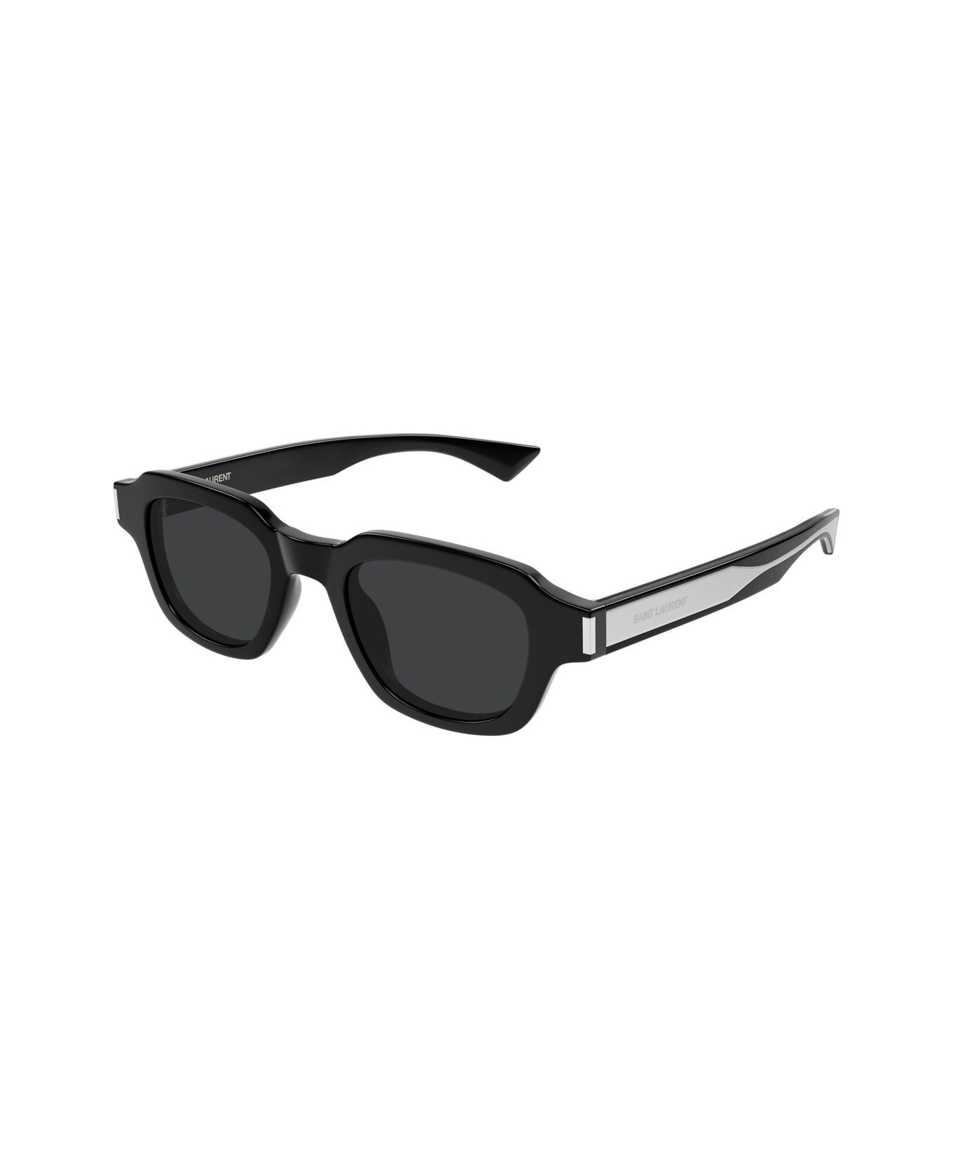 Saint Laurent Eyewear Saint Laurent Sl 791 Linea Corner Angle 001 Black Crystal Sunglasses - Nero