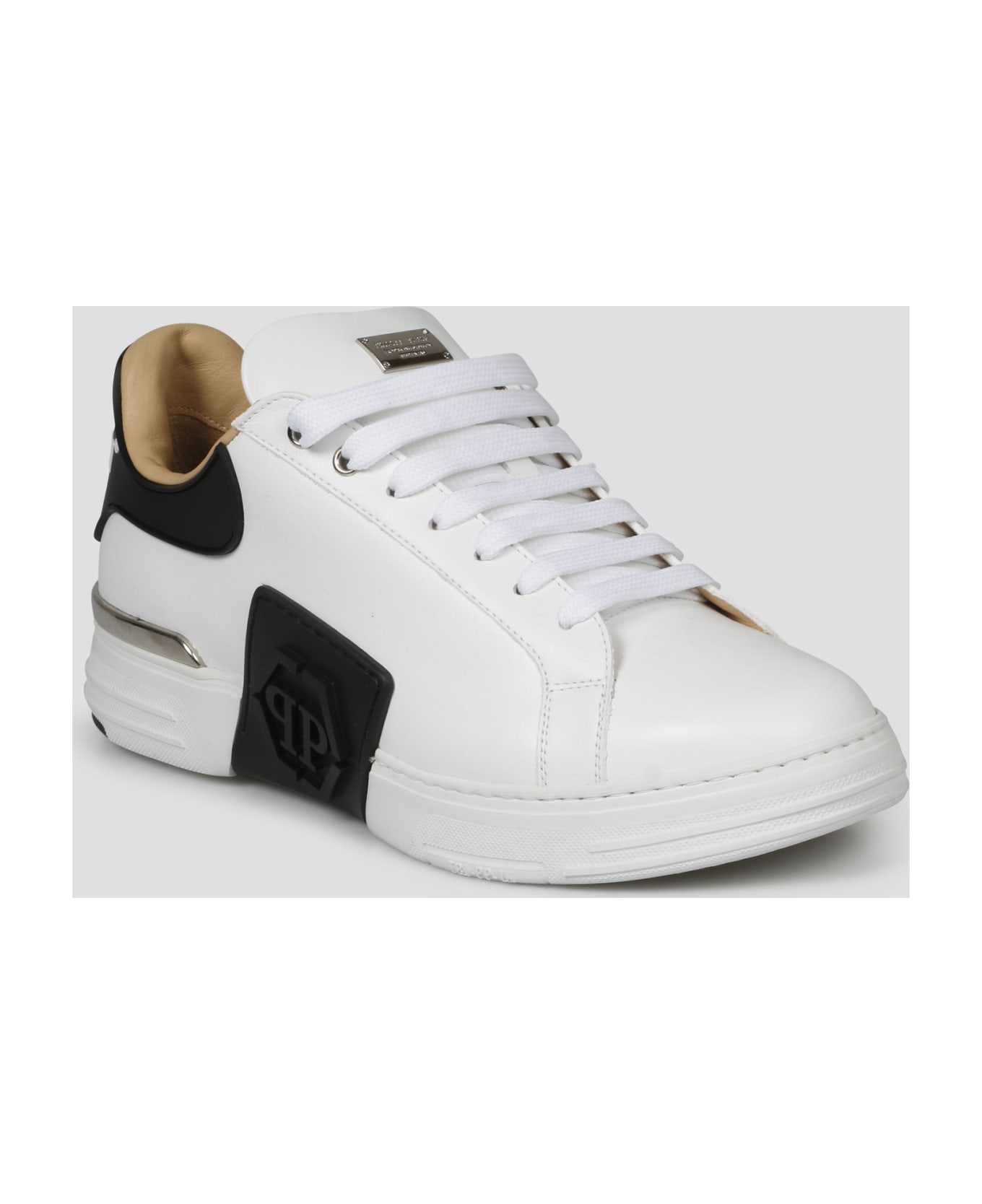 Philipp Plein Phantom Kick$ Low-top Sneakers - White