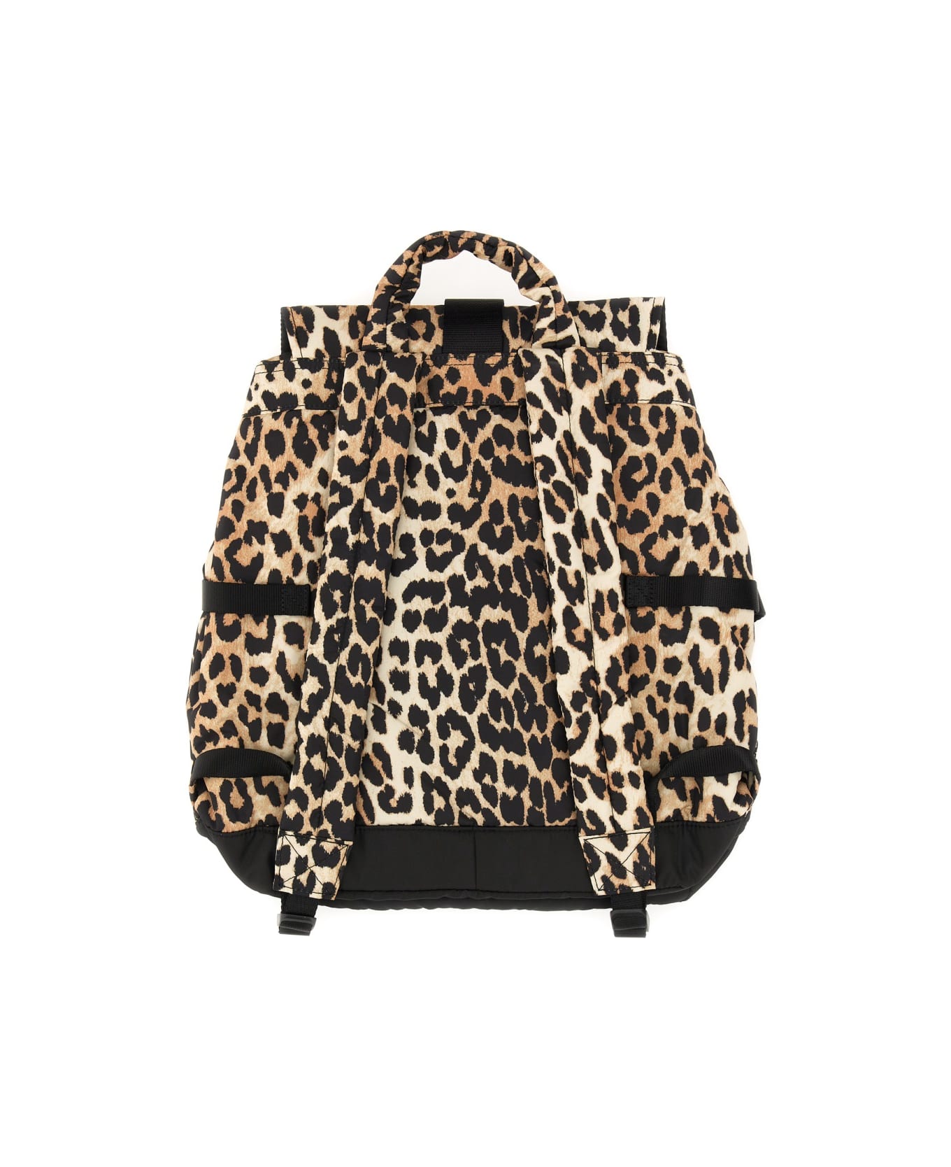 Ganni Zaino In Tessuto Riciclato - ANIMALIER