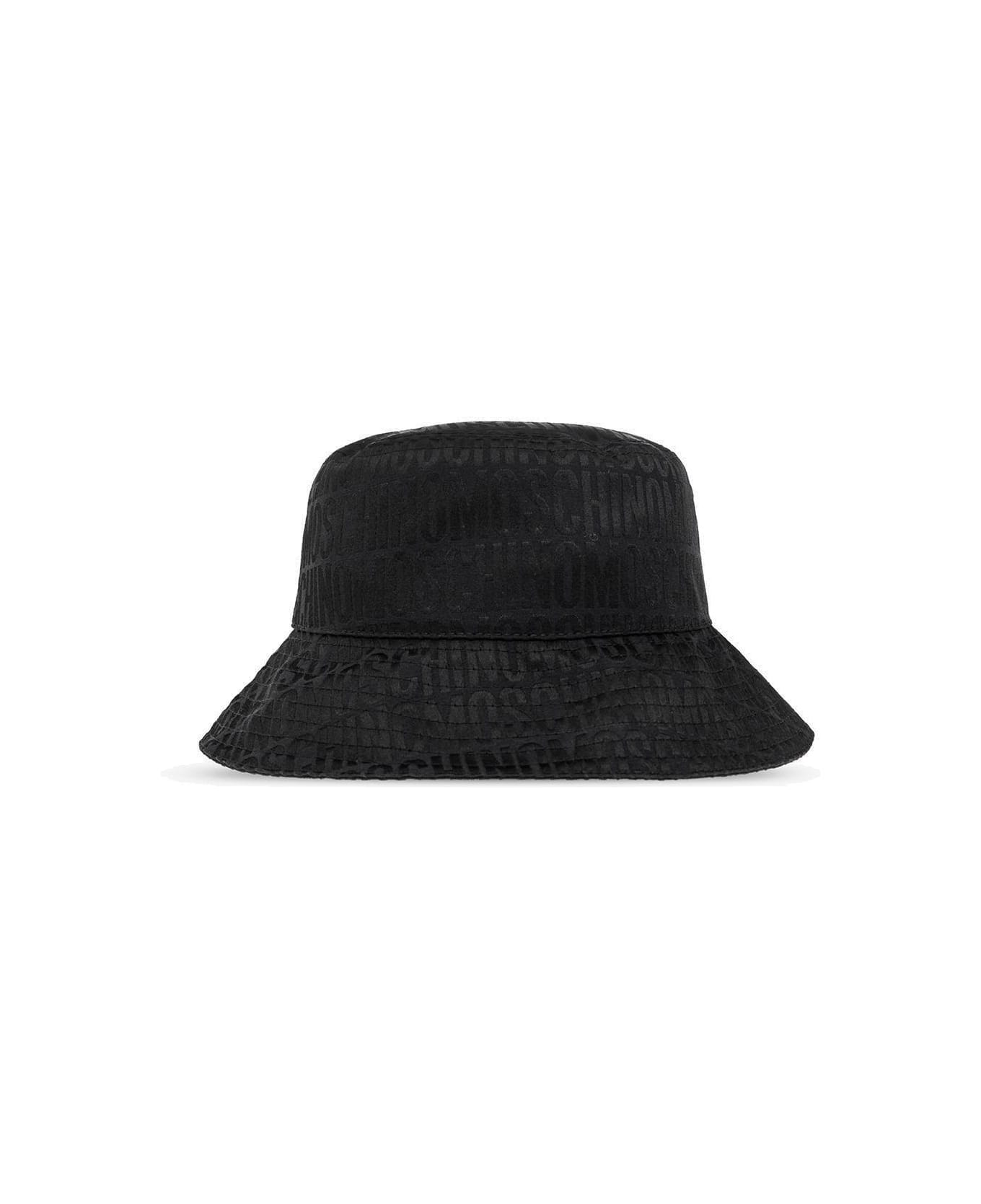 Moschino Allover Logo Jacquard Bucket Hat Moschino 帽子