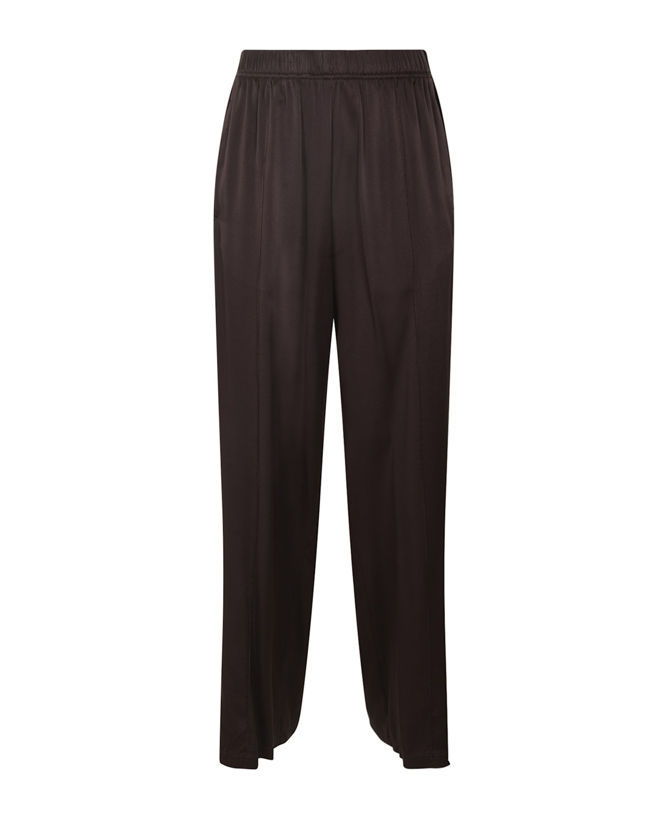 Forte_Forte Classic Ribbed Trousers - Lava