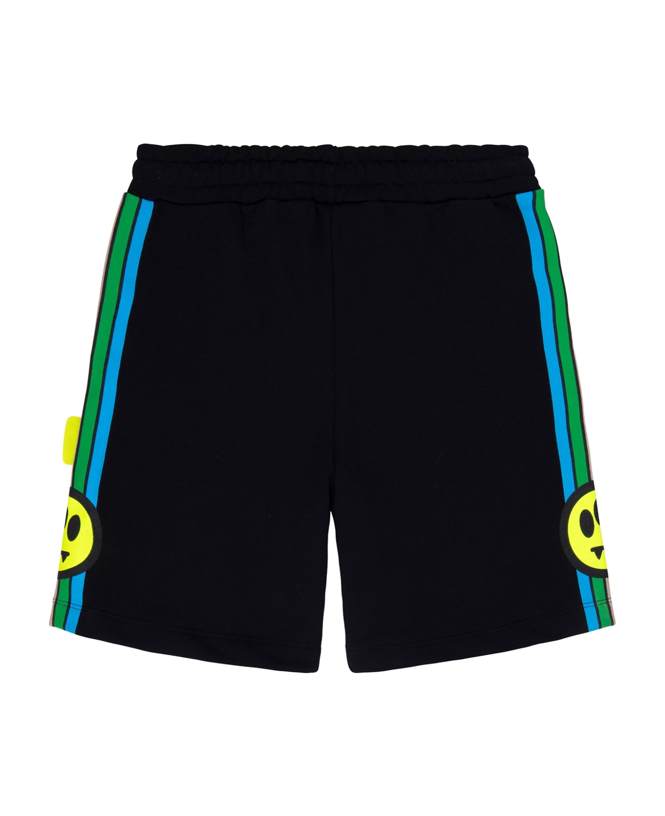 Barrow Striped Sports Shorts - Nero/Black