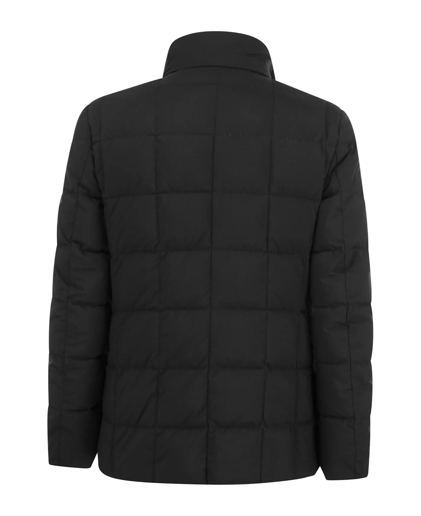 Fay Black Double-front Jacket - Nero