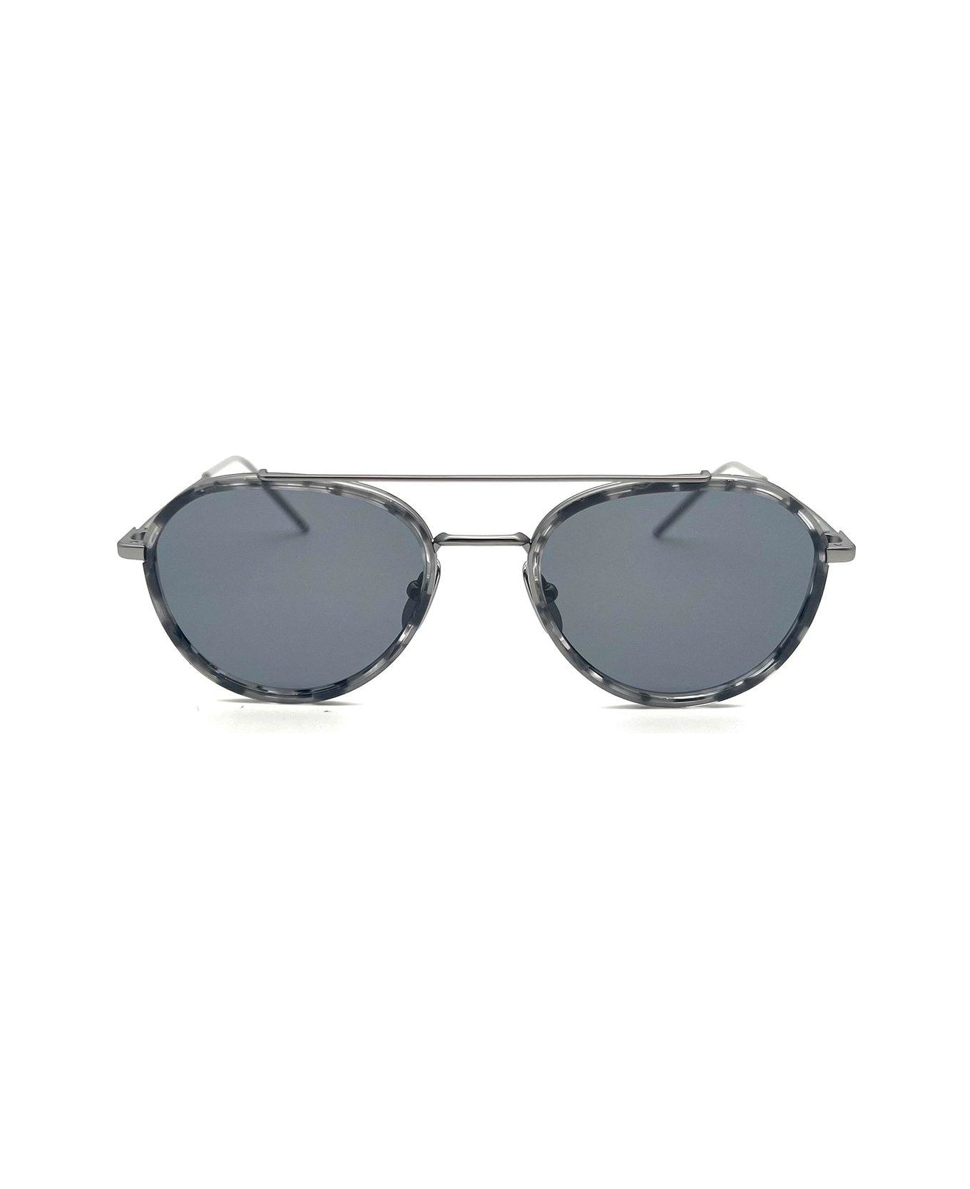 Thom Browne Oval Frame Sunglasses - GREY