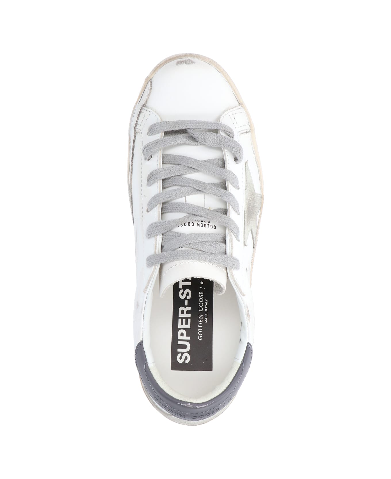 Golden Goose 
super Star
 Sneakers - White/ice/dark Gray